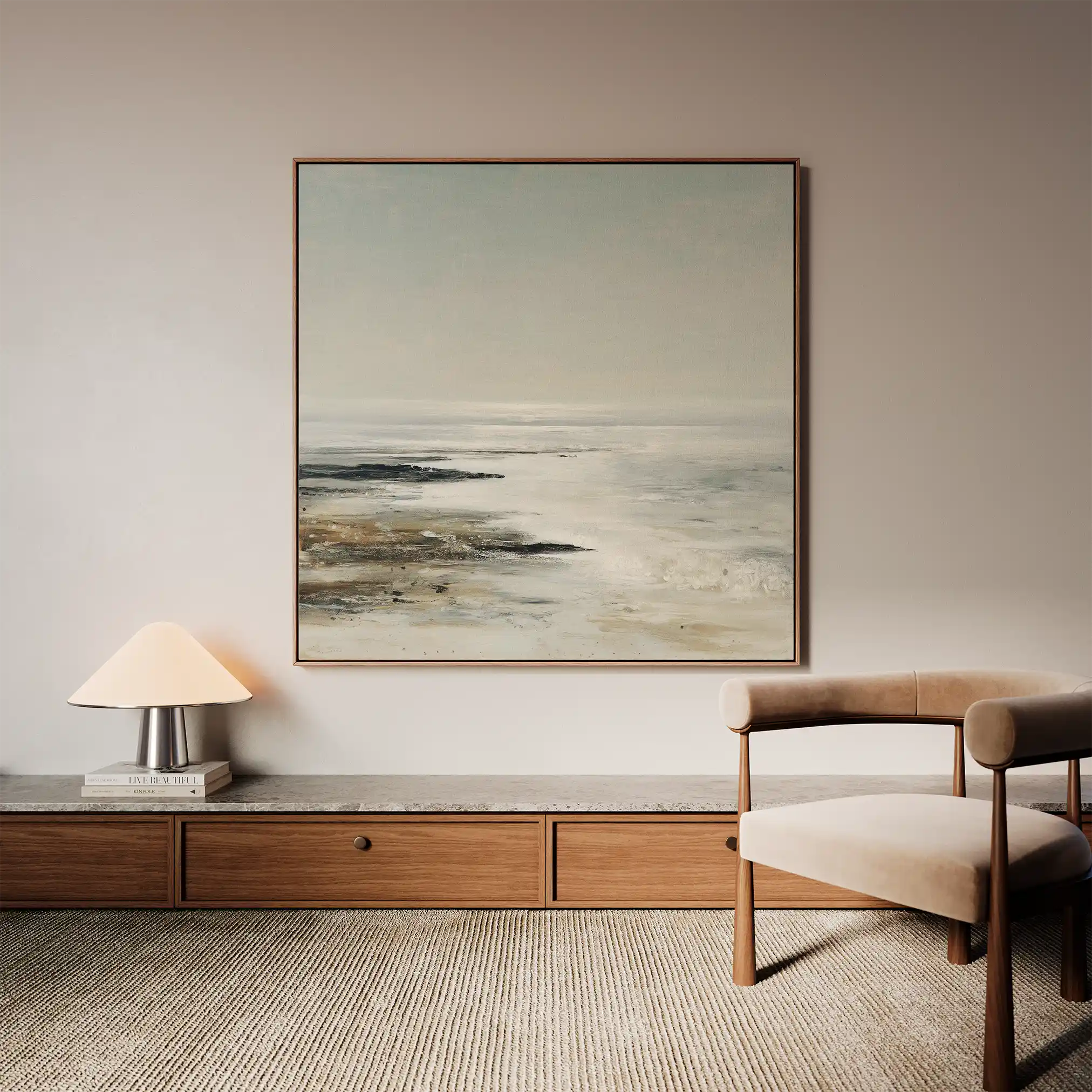 Abstract 1160 Canvas Art 60 x 60 cm / Stretched on hidden frame