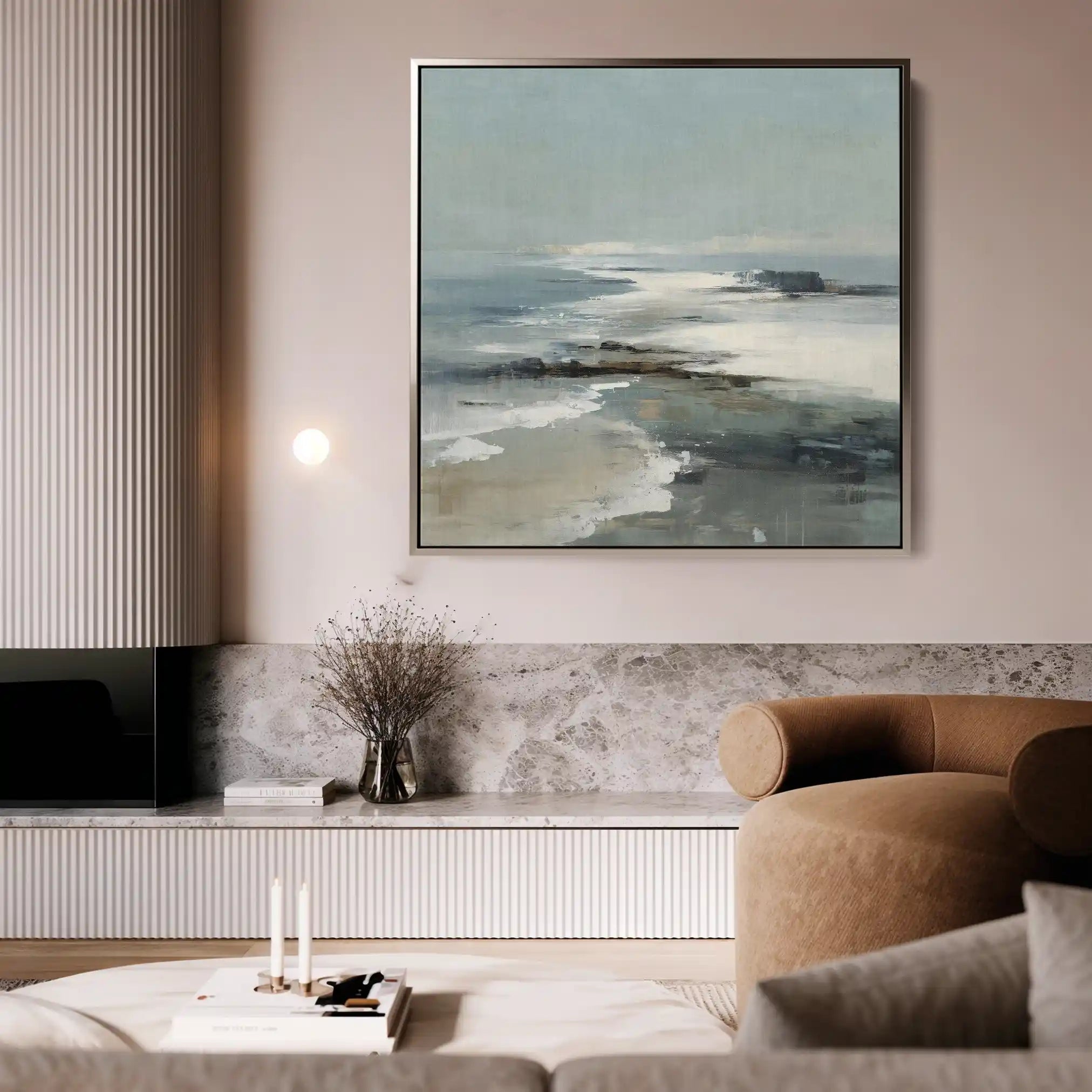 Abstract 1161 Canvas Art 60 x 60 cm / Stretched on hidden frame