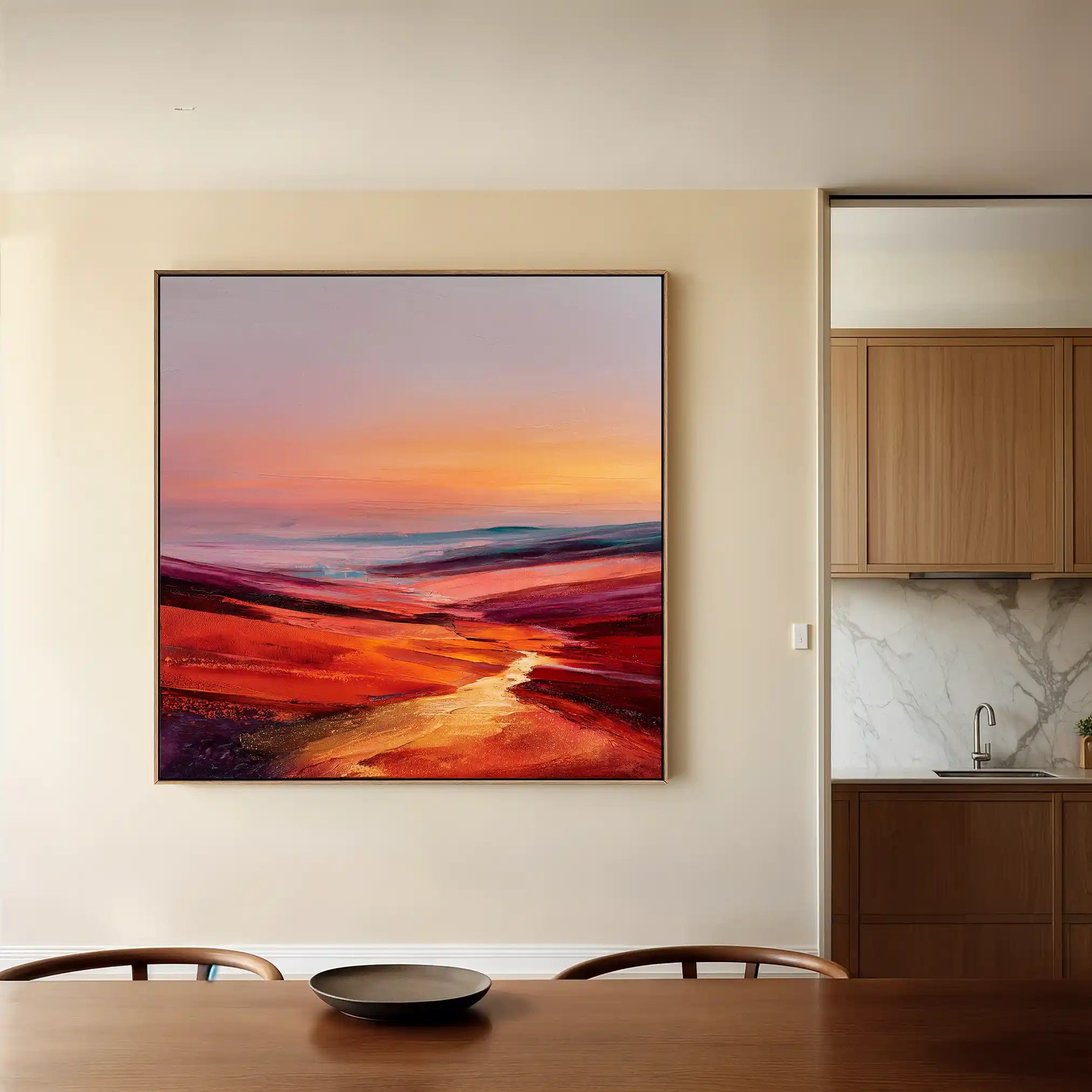 Abstract 1162 Canvas Art 60 x 60 cm / Stretched on hidden frame