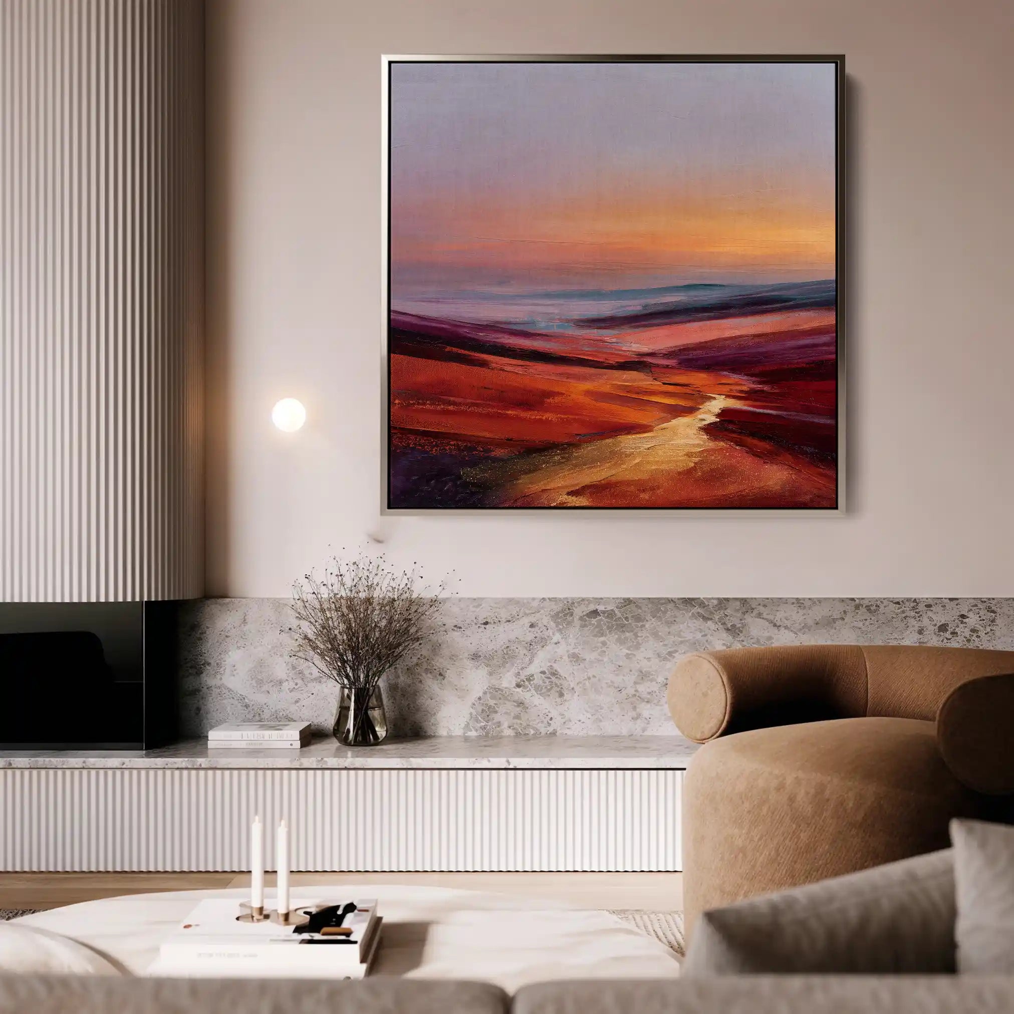 Abstract 1162 Canvas Art 60 x 60 cm / Stretched on hidden frame