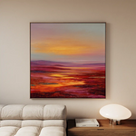 Abstract 1163 Canvas Art 60 x 60 cm / Stretched on hidden frame