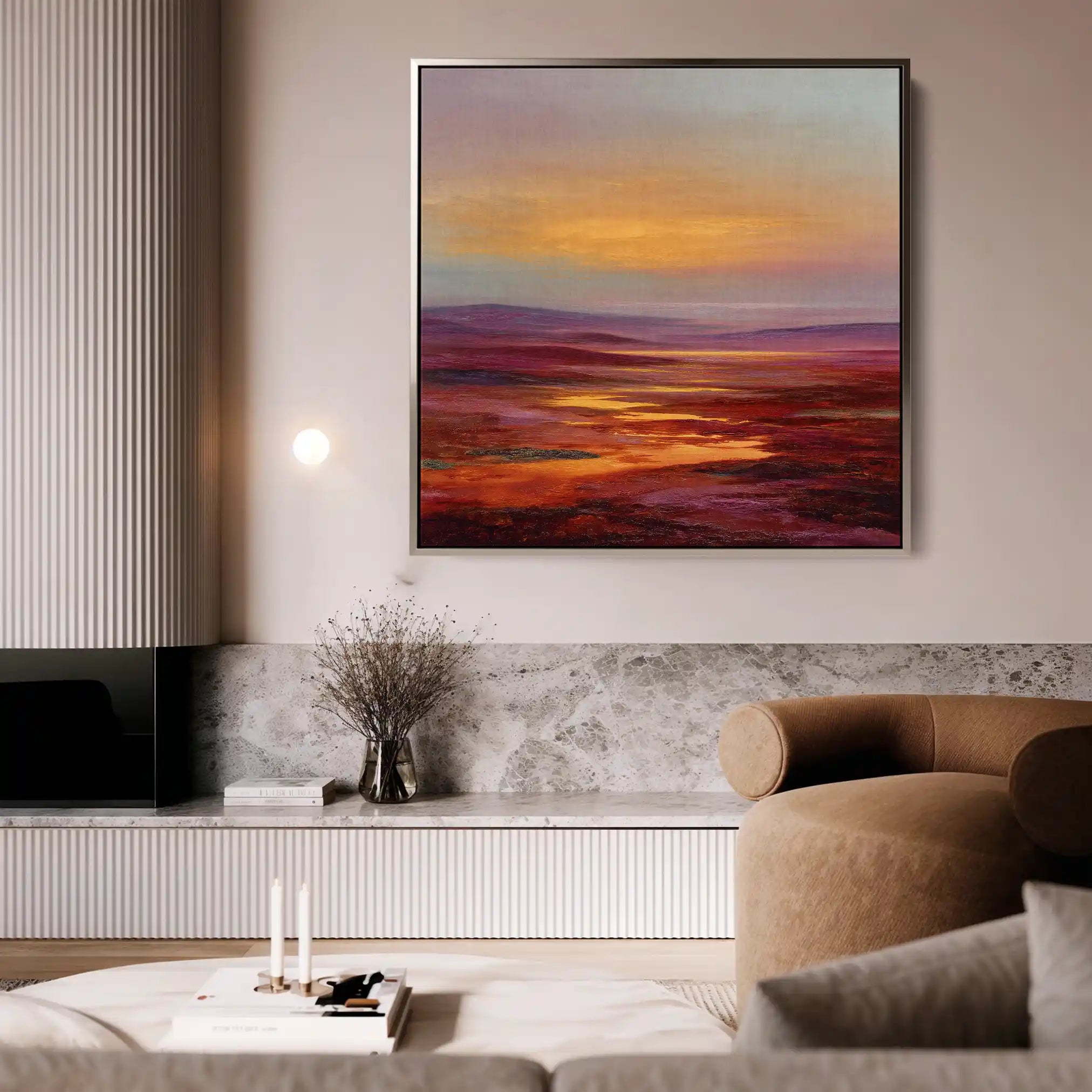 Abstract 1163 Canvas Art 60 x 60 cm / Stretched on hidden frame