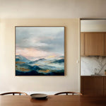 Abstract 1164 Canvas Art 60 x 60 cm / Stretched on hidden frame