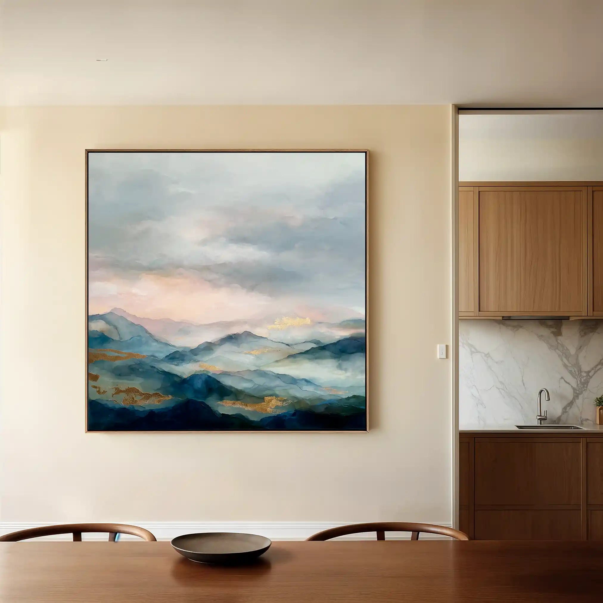 Abstract 1164 Canvas Art 60 x 60 cm / Stretched on hidden frame