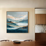 Abstract 1165 Canvas Art 60 x 60 cm / Stretched on hidden frame