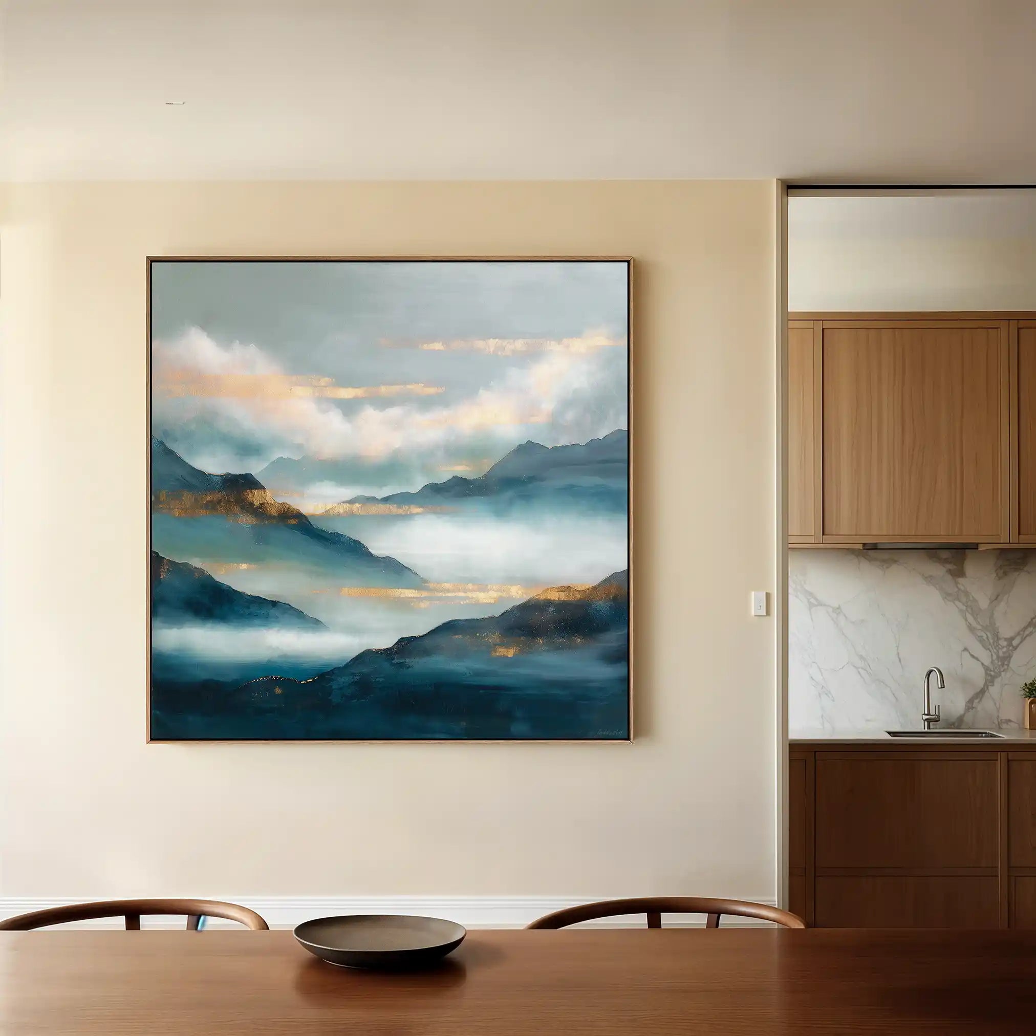 Abstract 1165 Canvas Art 60 x 60 cm / Stretched on hidden frame