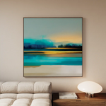 Abstract 1166 Canvas Art 60 x 60 cm / Stretched on hidden frame