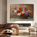 Floral Canvas Wall Art WAD1166-F 90 x 60 cm / Stretched on hidden frame