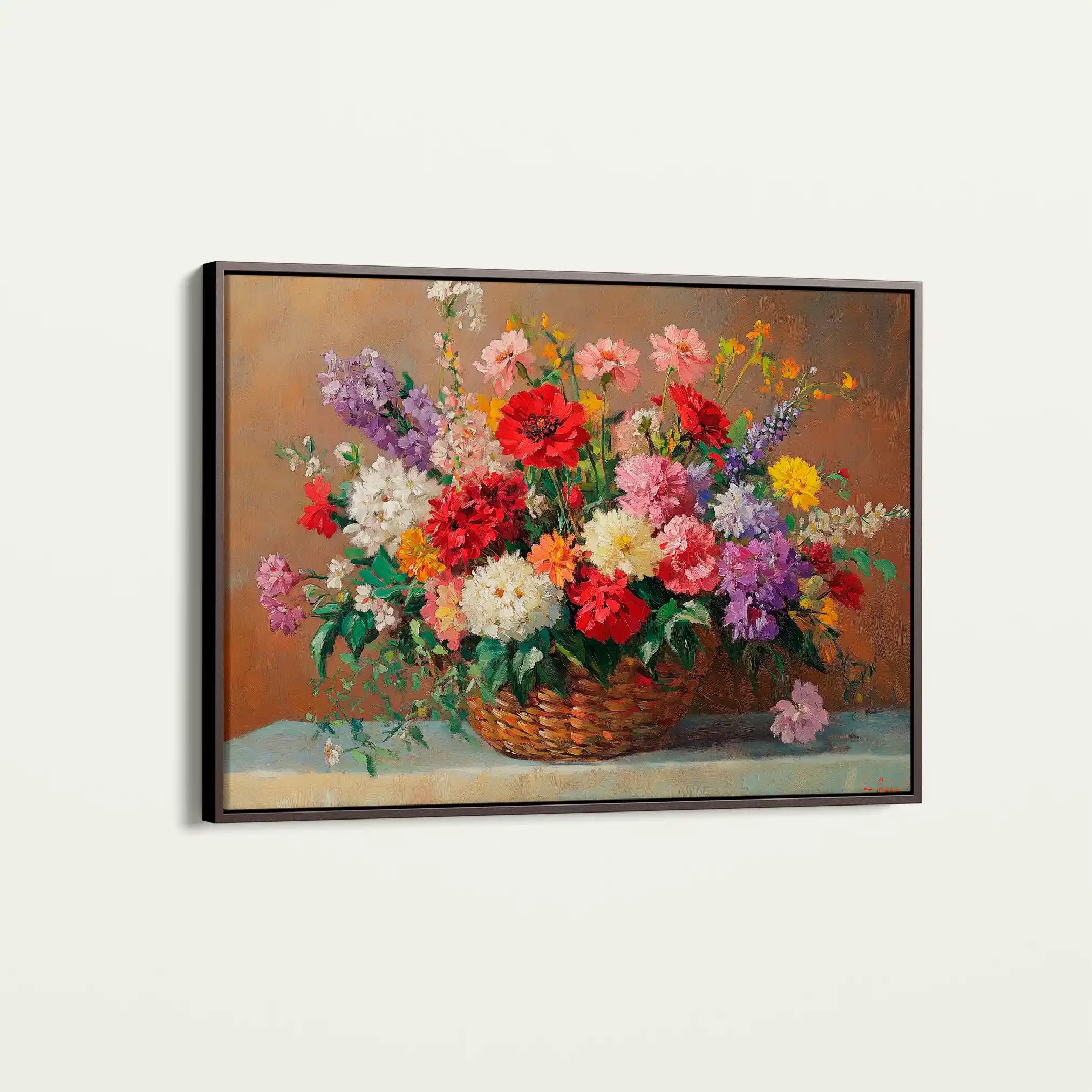 Floral Canvas Wall Art WAD1166-F 90 x 60 cm / Stretched on hidden frame