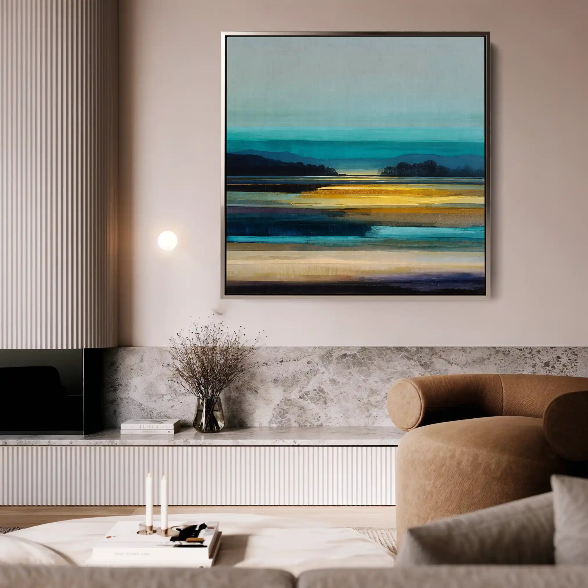 Abstract 1167 Canvas Art 60 x 60 cm / Stretched on hidden frame