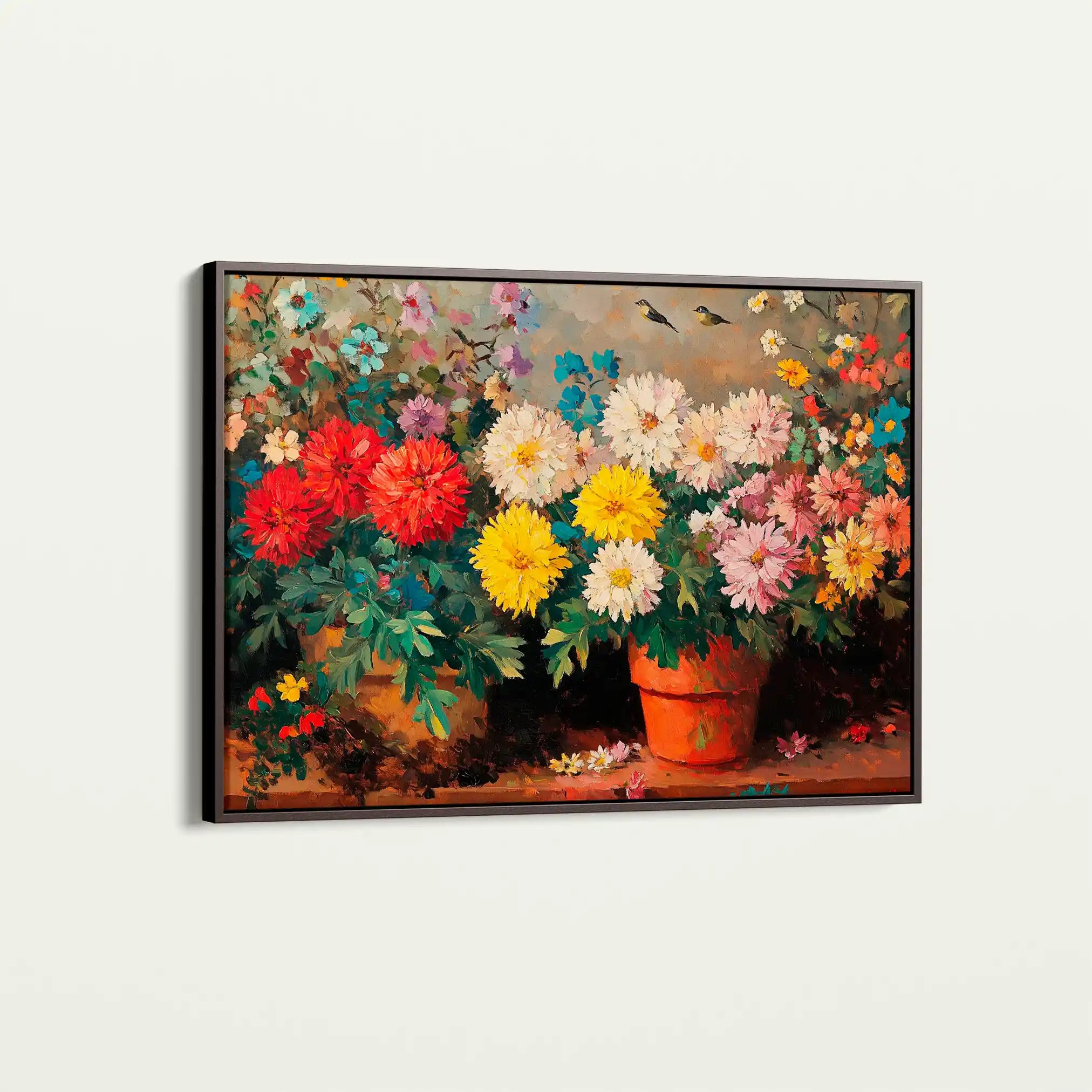 Floral Canvas Wall Art WAD1167-F 90 x 60 cm / Stretched on hidden frame
