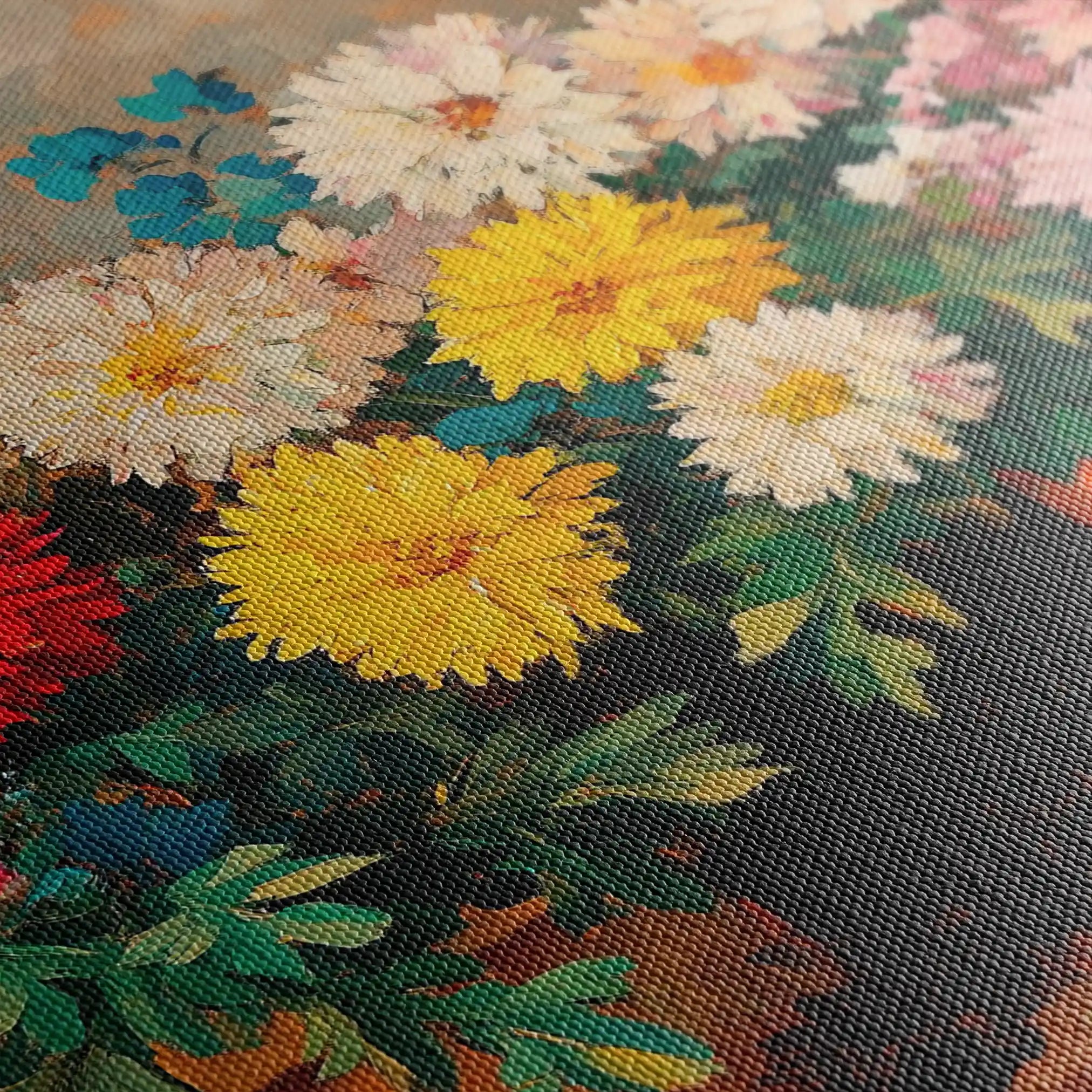 Floral Canvas Wall Art WAD1167-F 90 x 60 cm / Stretched on hidden frame