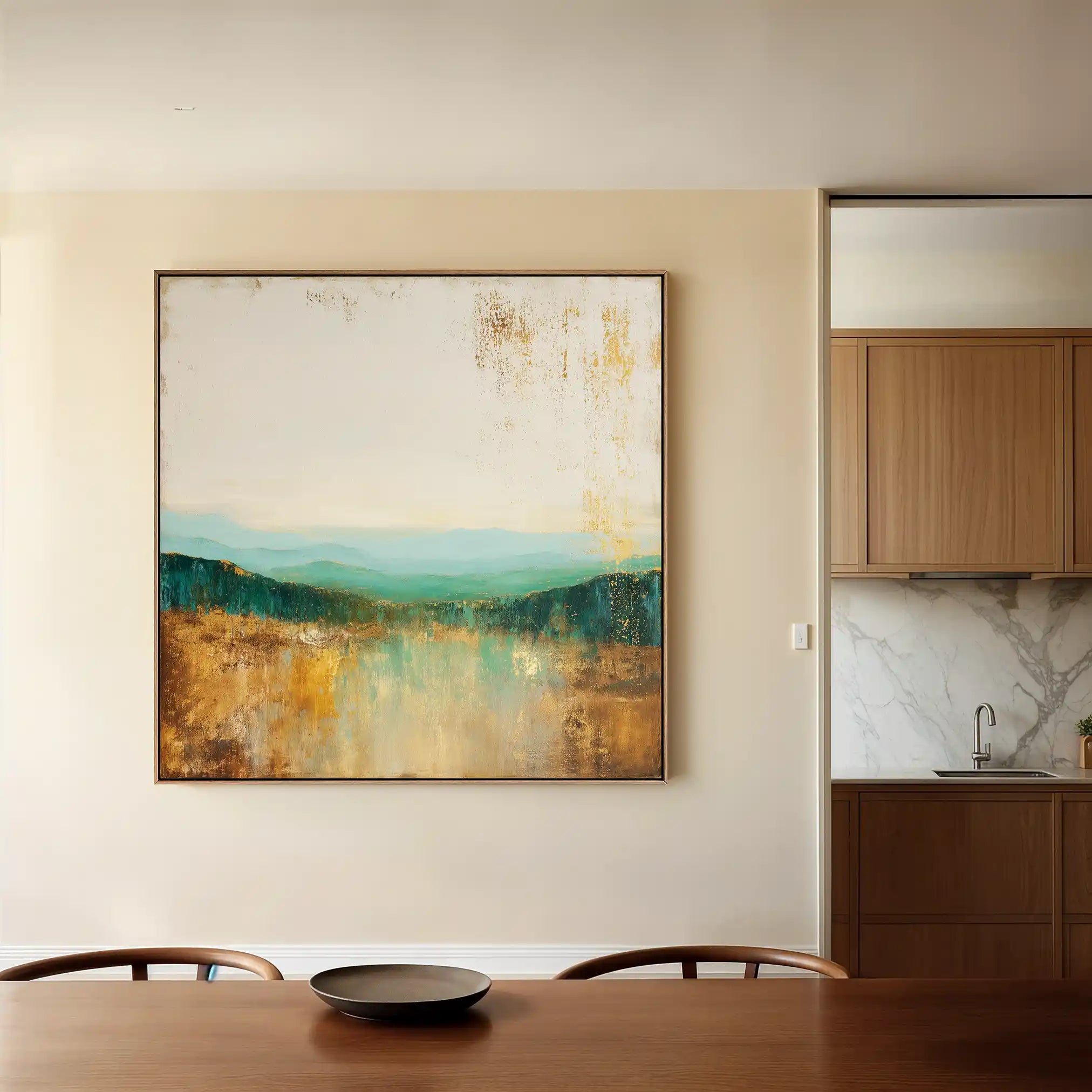 Abstract 1168 Canvas Art 60 x 60 cm / Stretched on hidden frame