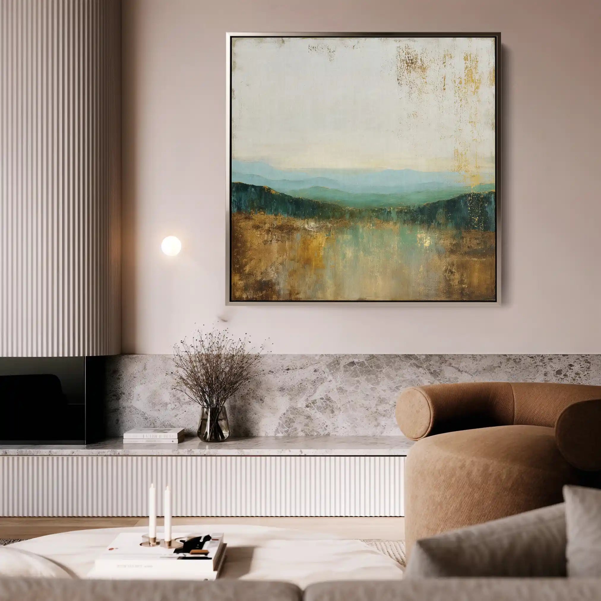 Abstract 1168 Canvas Art 60 x 60 cm / Stretched on hidden frame