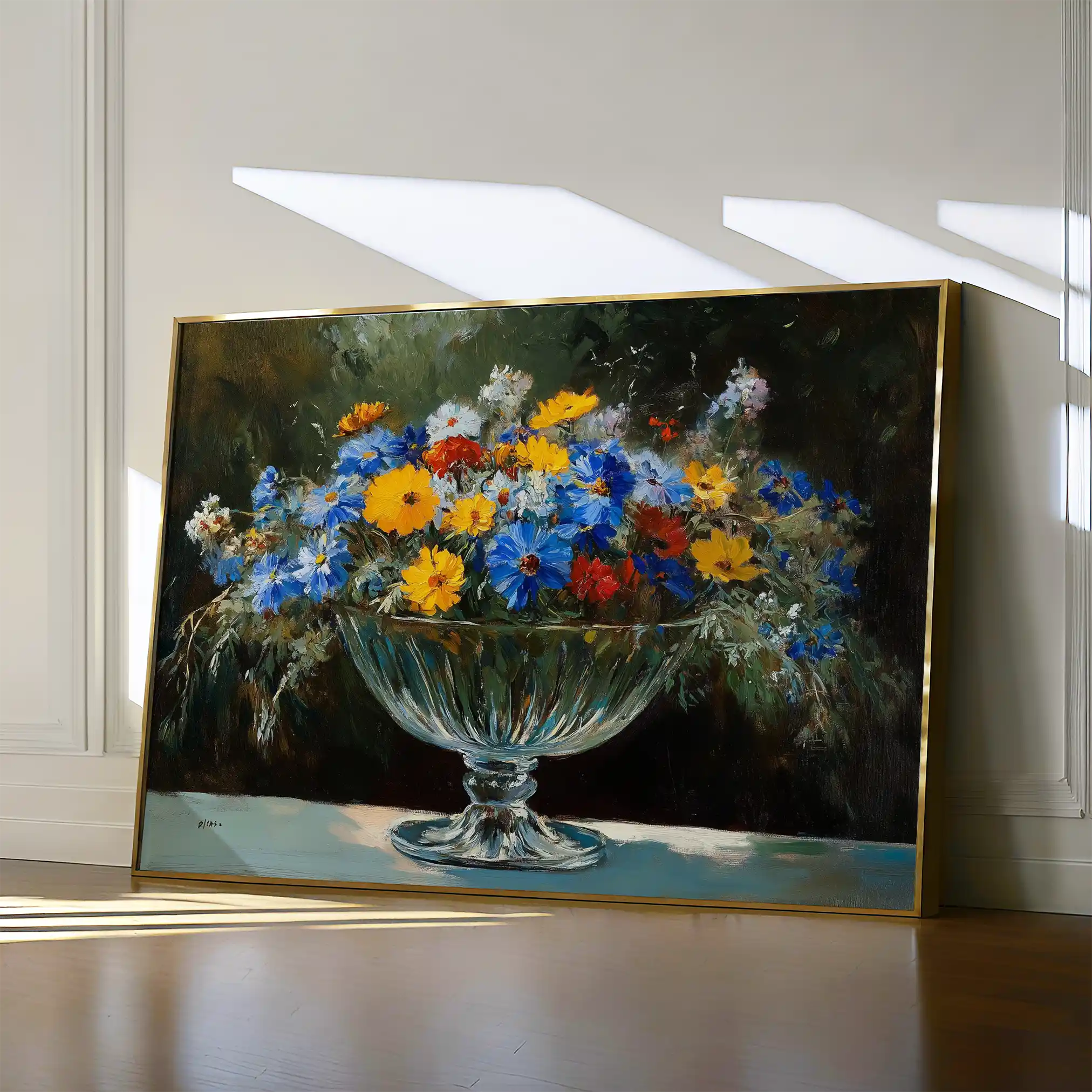 Floral Canvas Wall Art WAD1168-F 90 x 60 cm / Stretched on hidden frame