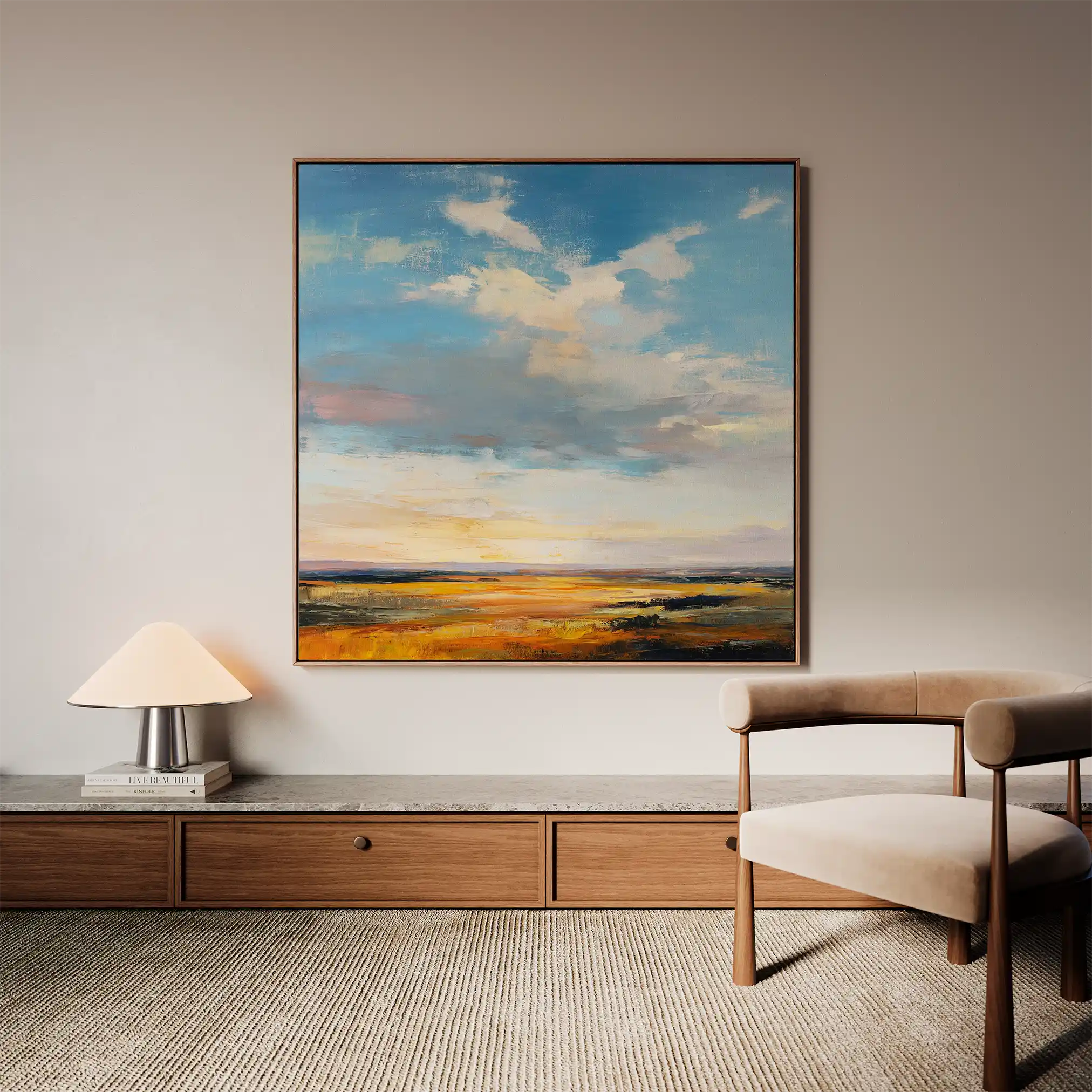 Abstract 1169 Canvas Art 60 x 60 cm / Stretched on hidden frame