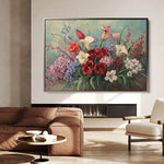 Floral Canvas Wall Art WAD1169-F 90 x 60 cm / Stretched on hidden frame