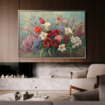 Floral Canvas Wall Art WAD1169-F 90 x 60 cm / Stretched on hidden frame