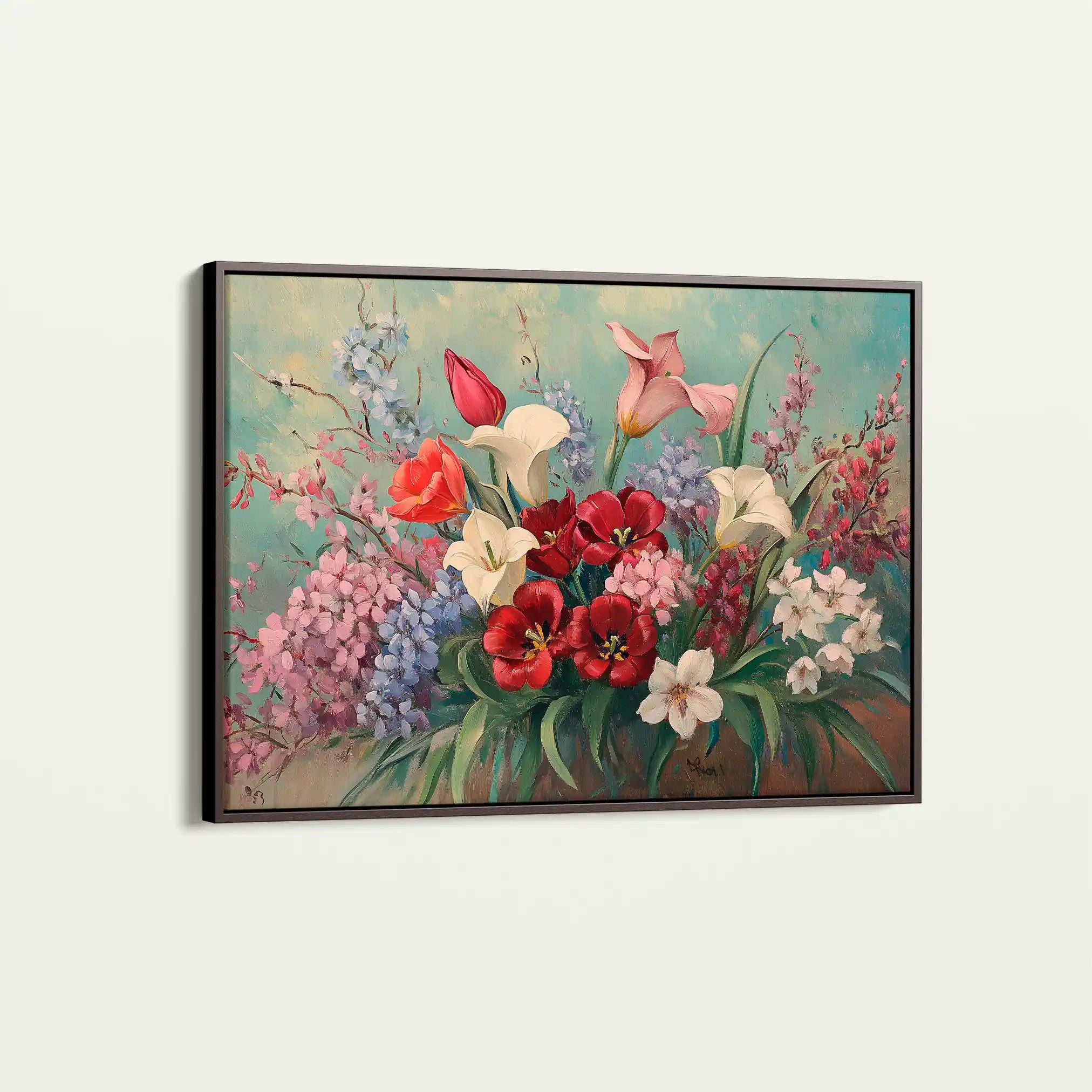 Floral Canvas Wall Art WAD1169-F 90 x 60 cm / Stretched on hidden frame