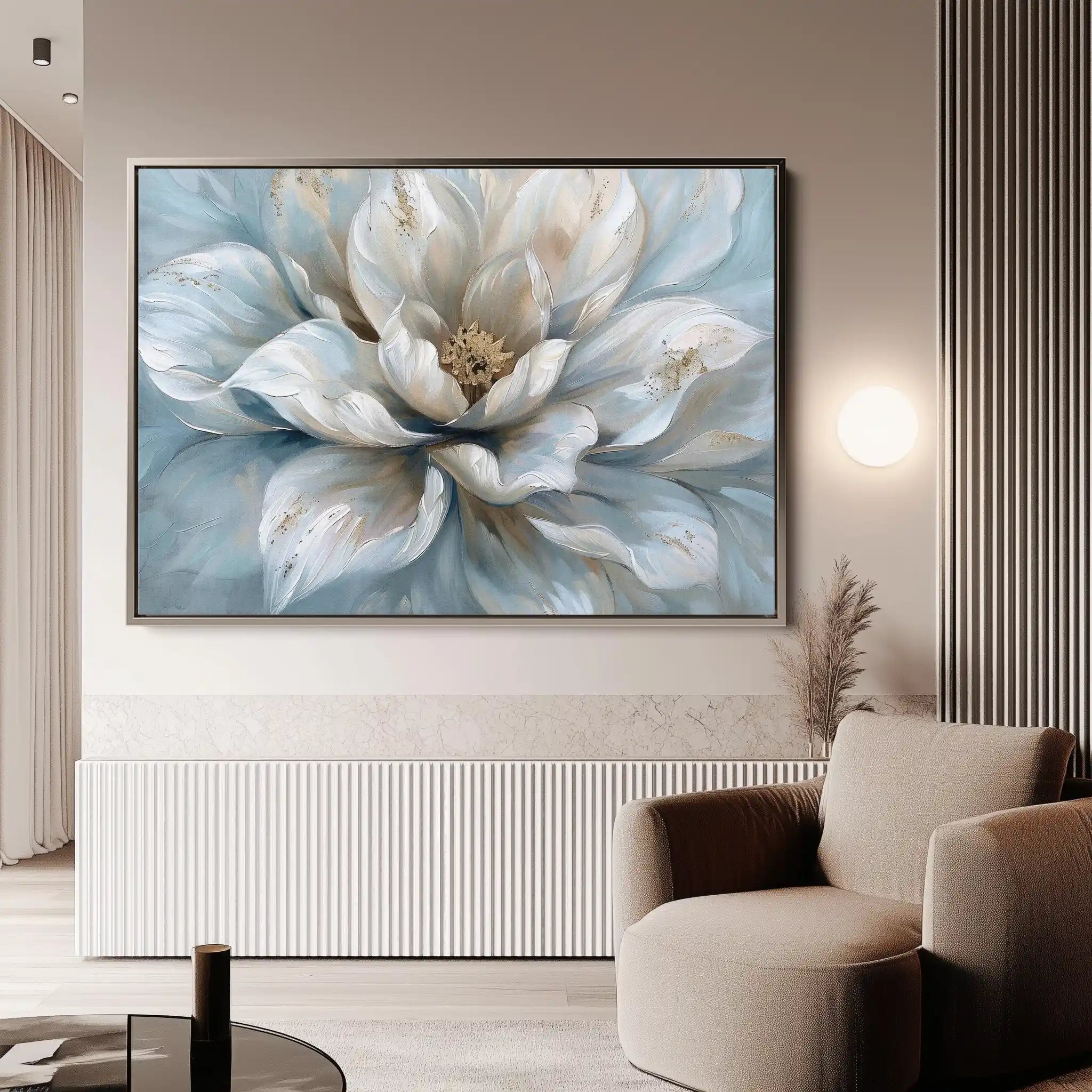 Floral Canvas Wall Art WAD117-F 90 x 60 cm / Stretched on hidden frame