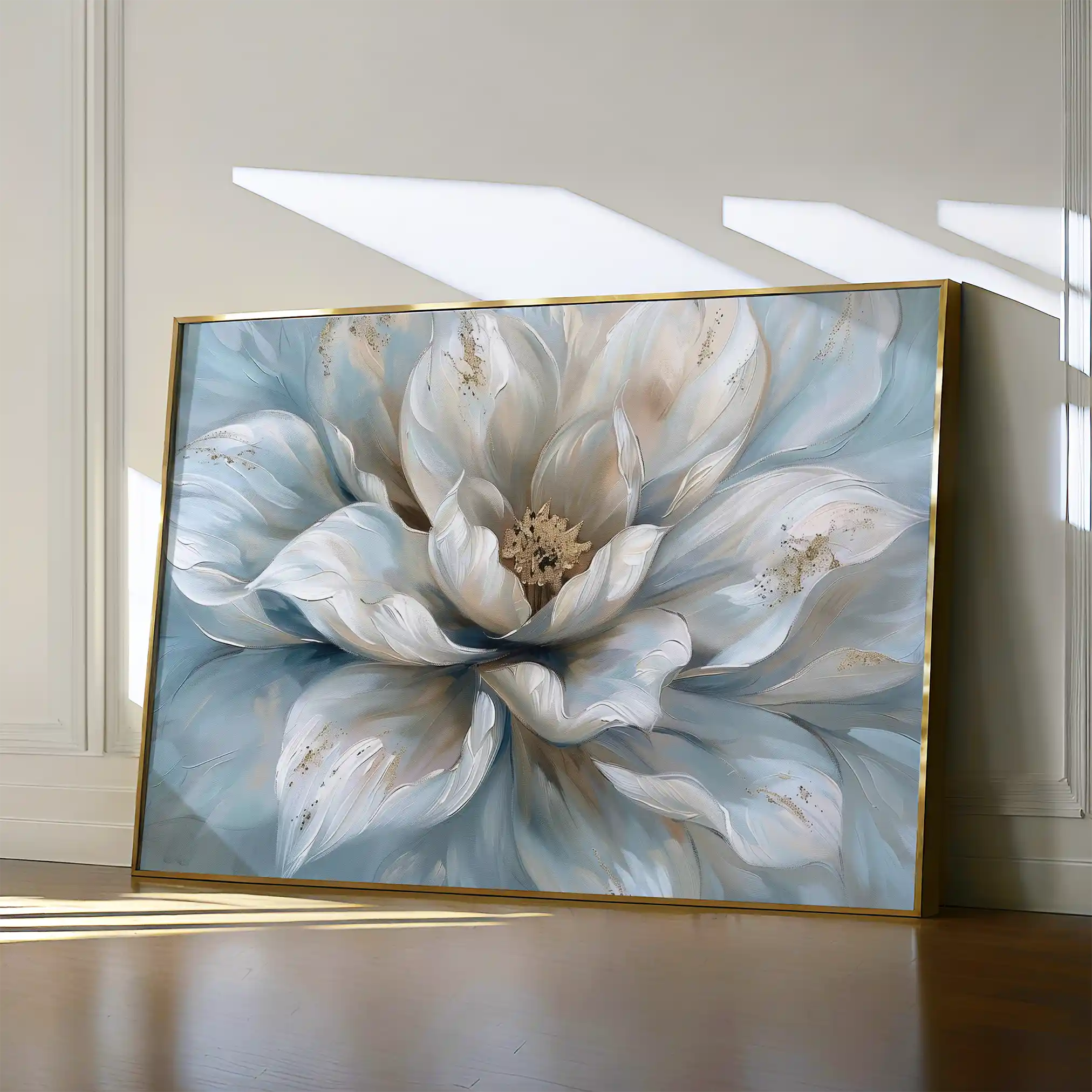 Floral Canvas Wall Art WAD117-F 90 x 60 cm / Stretched on hidden frame