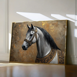 Horses 117 Canvas Art 90 x 60 cm / Stretched on hidden frame