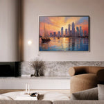 Landscape 117 Canvas Art 90 x 60 cm / Stretched on hidden frame