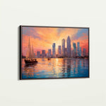 Landscape 117 Canvas Art 90 x 60 cm / Stretched on hidden frame