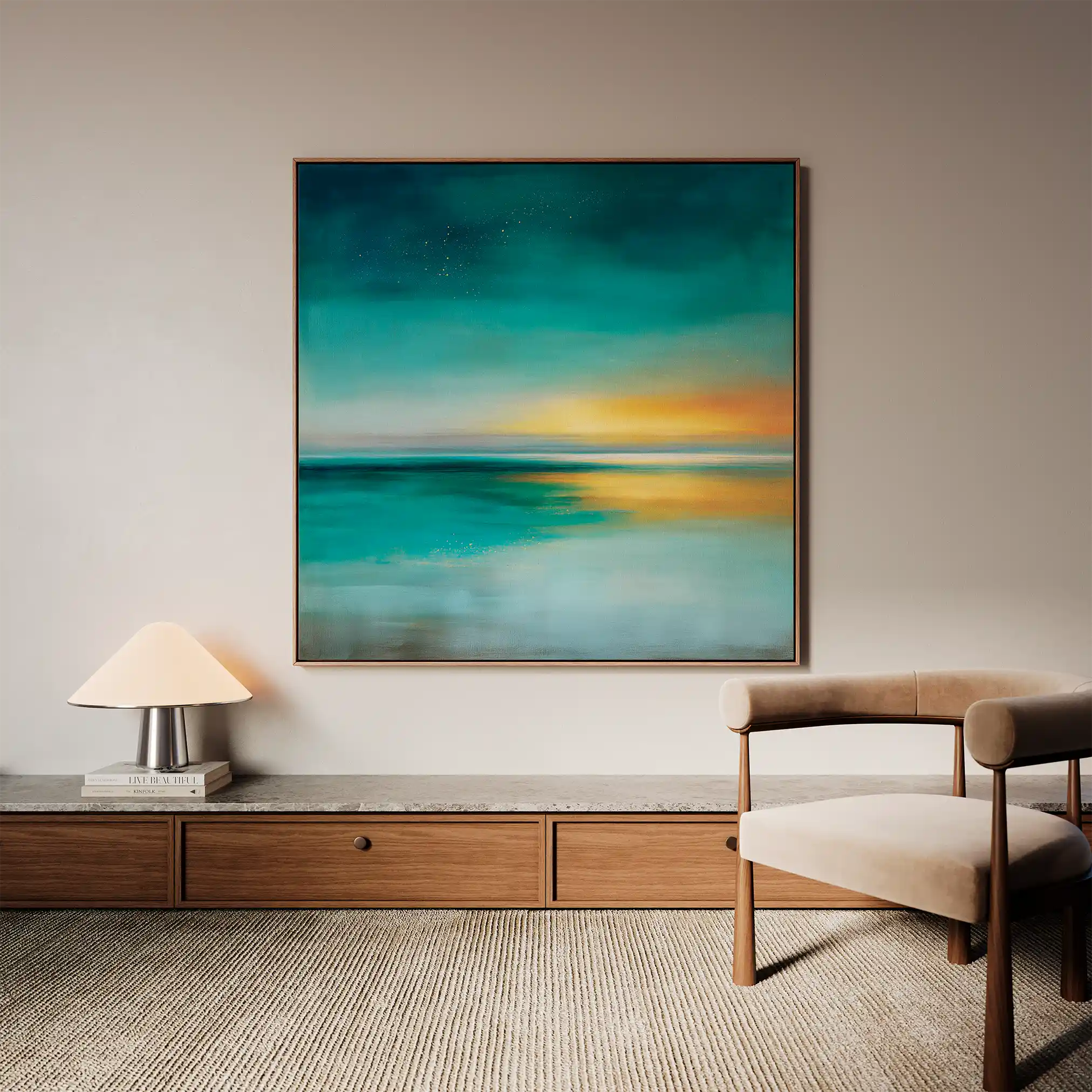 Abstract 1171 Canvas Art 60 x 60 cm / Stretched on hidden frame