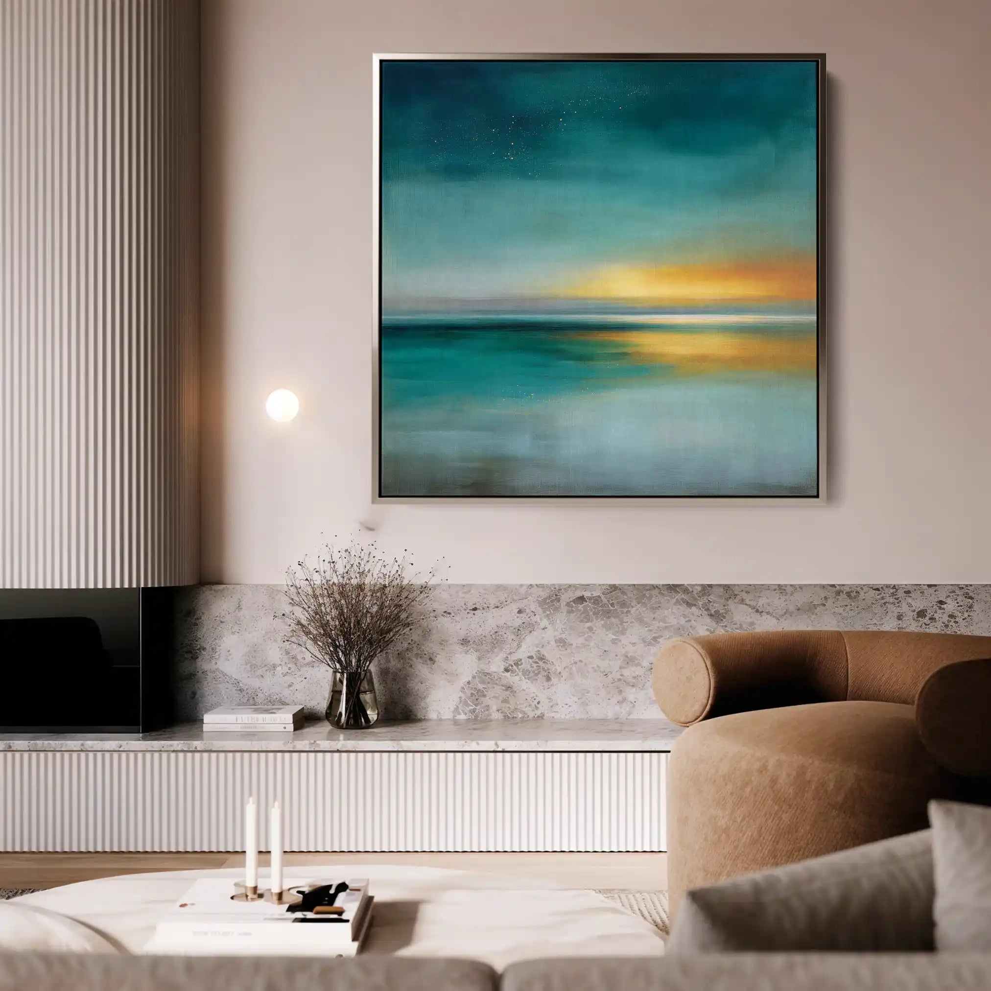 Abstract 1171 Canvas Art 60 x 60 cm / Stretched on hidden frame