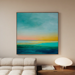 Abstract 1173 Canvas Art 60 x 60 cm / Stretched on hidden frame