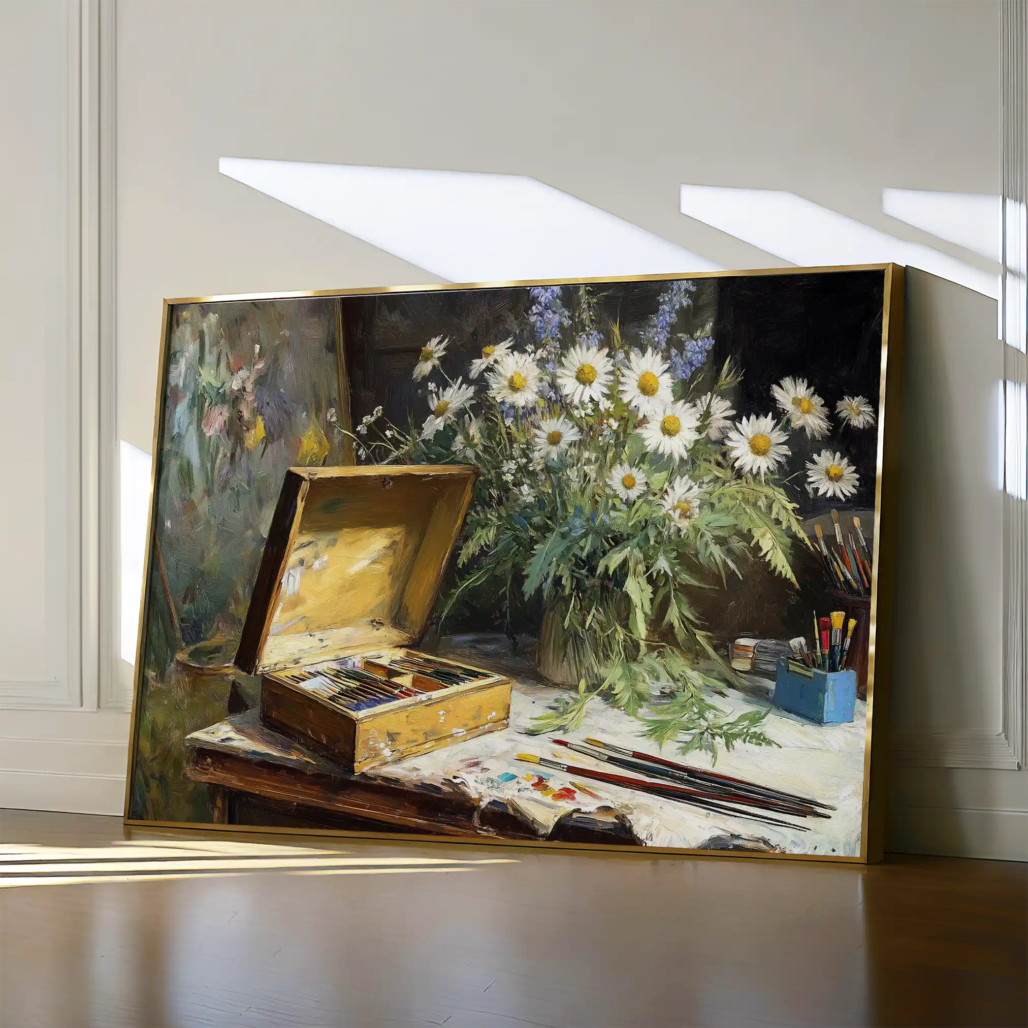 Floral Canvas Wall Art WAD1174-F 90 x 60 cm / Stretched on hidden frame