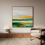 Abstract 1176 Canvas Art 60 x 60 cm / Stretched on hidden frame