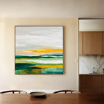 Abstract 1176 Canvas Art 60 x 60 cm / Stretched on hidden frame