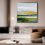 Abstract 1176 Canvas Art 60 x 60 cm / Stretched on hidden frame