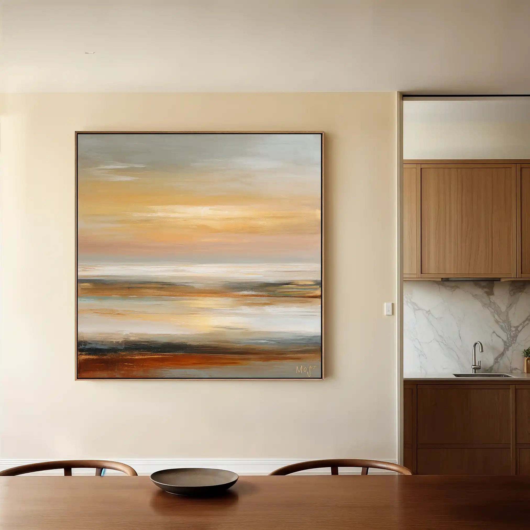 Abstract 1177 Canvas Art 60 x 60 cm / Stretched on hidden frame