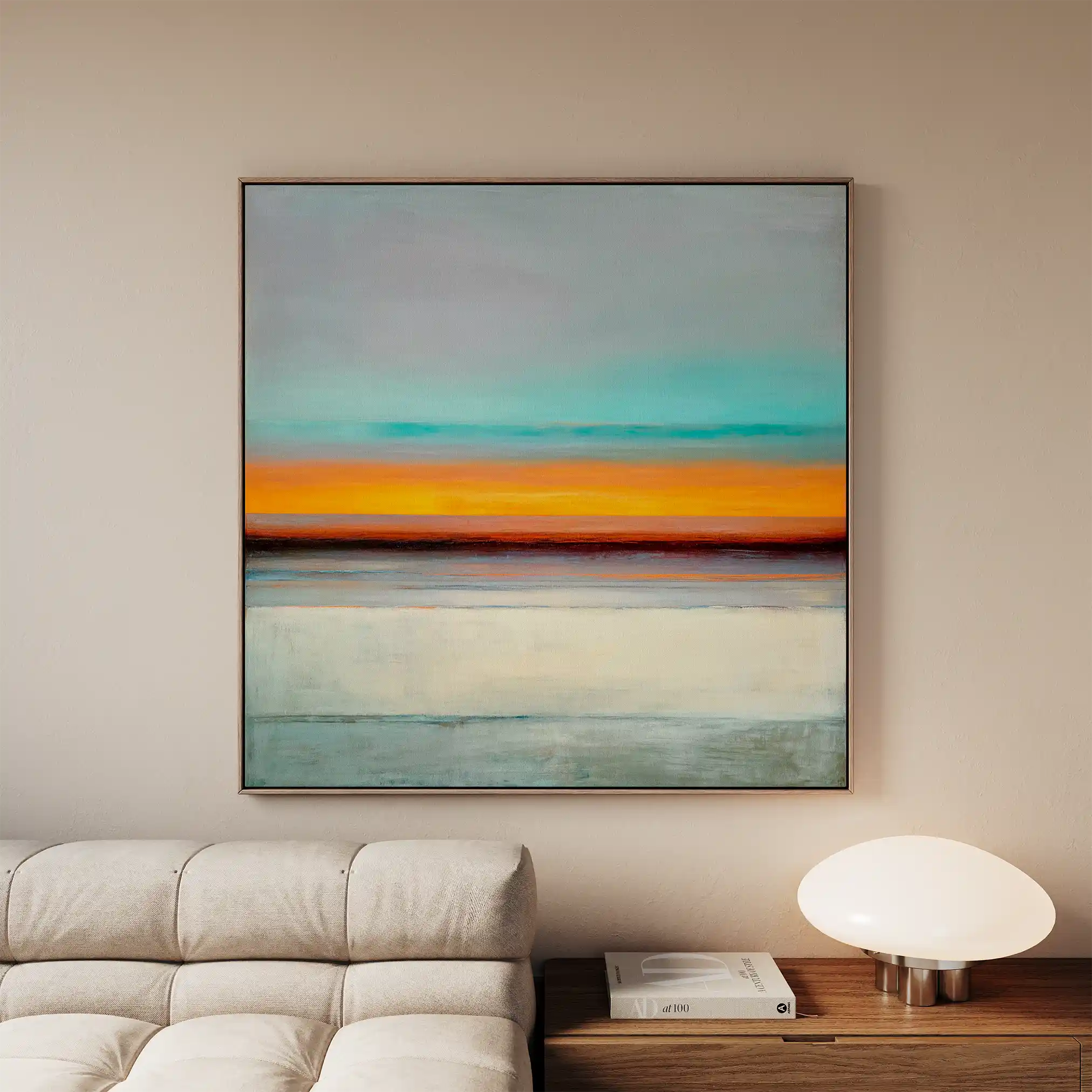 Abstract 1178 Canvas Art 60 x 60 cm / Stretched on hidden frame