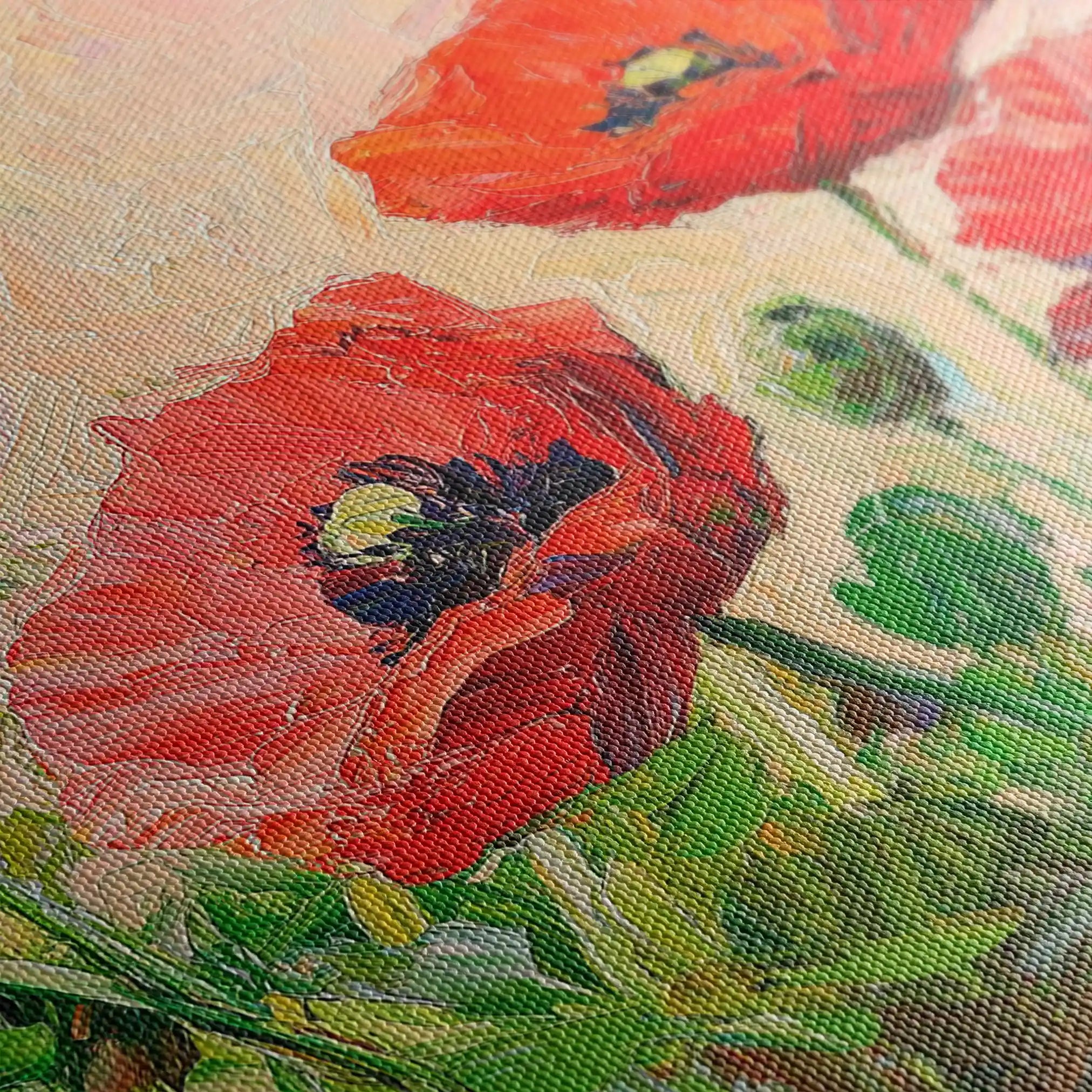 Floral Canvas Wall Art WAD1179-F 90 x 60 cm / Stretched on hidden frame