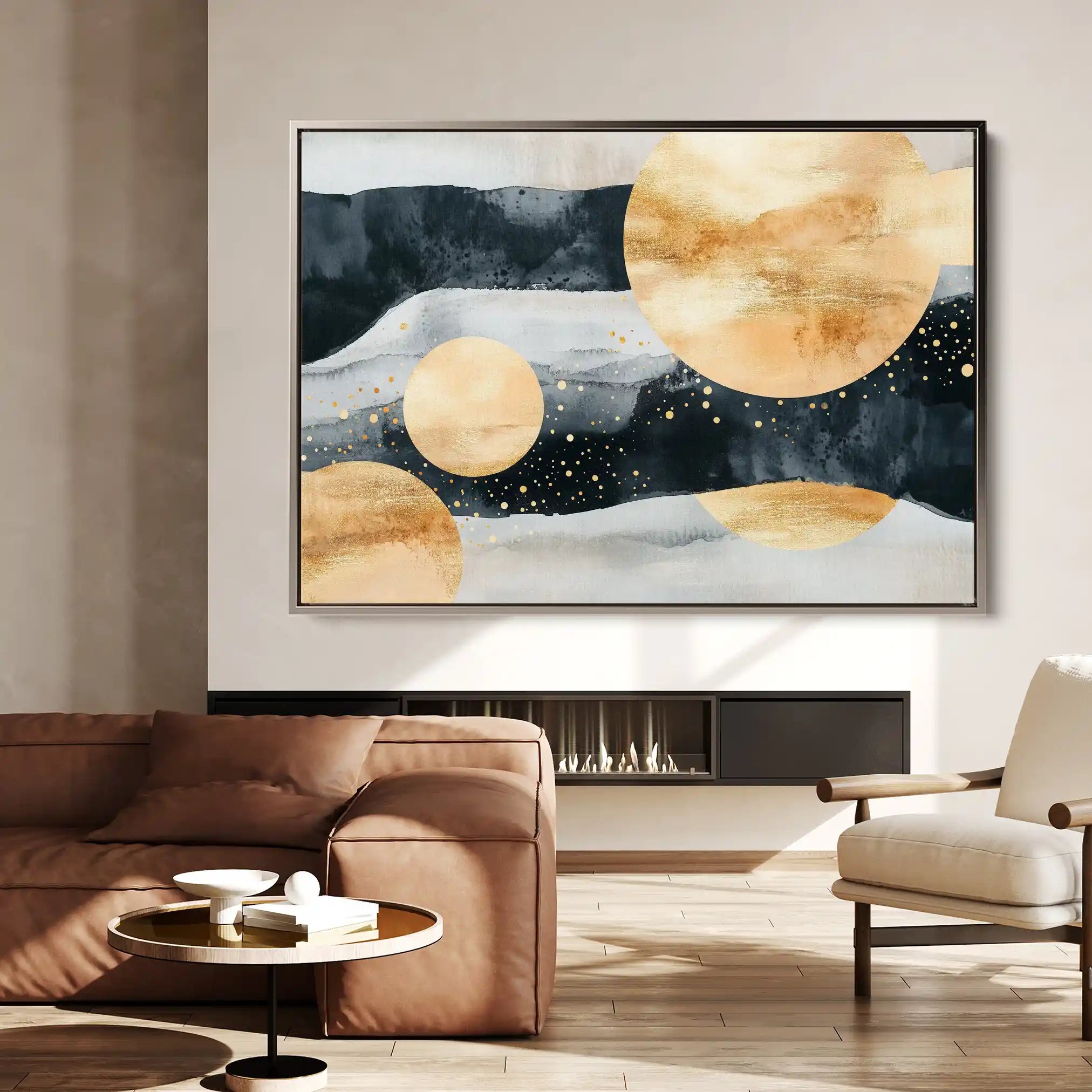 Boho 118 Canvas Art 90 x 60 cm / Stretched on hidden frame