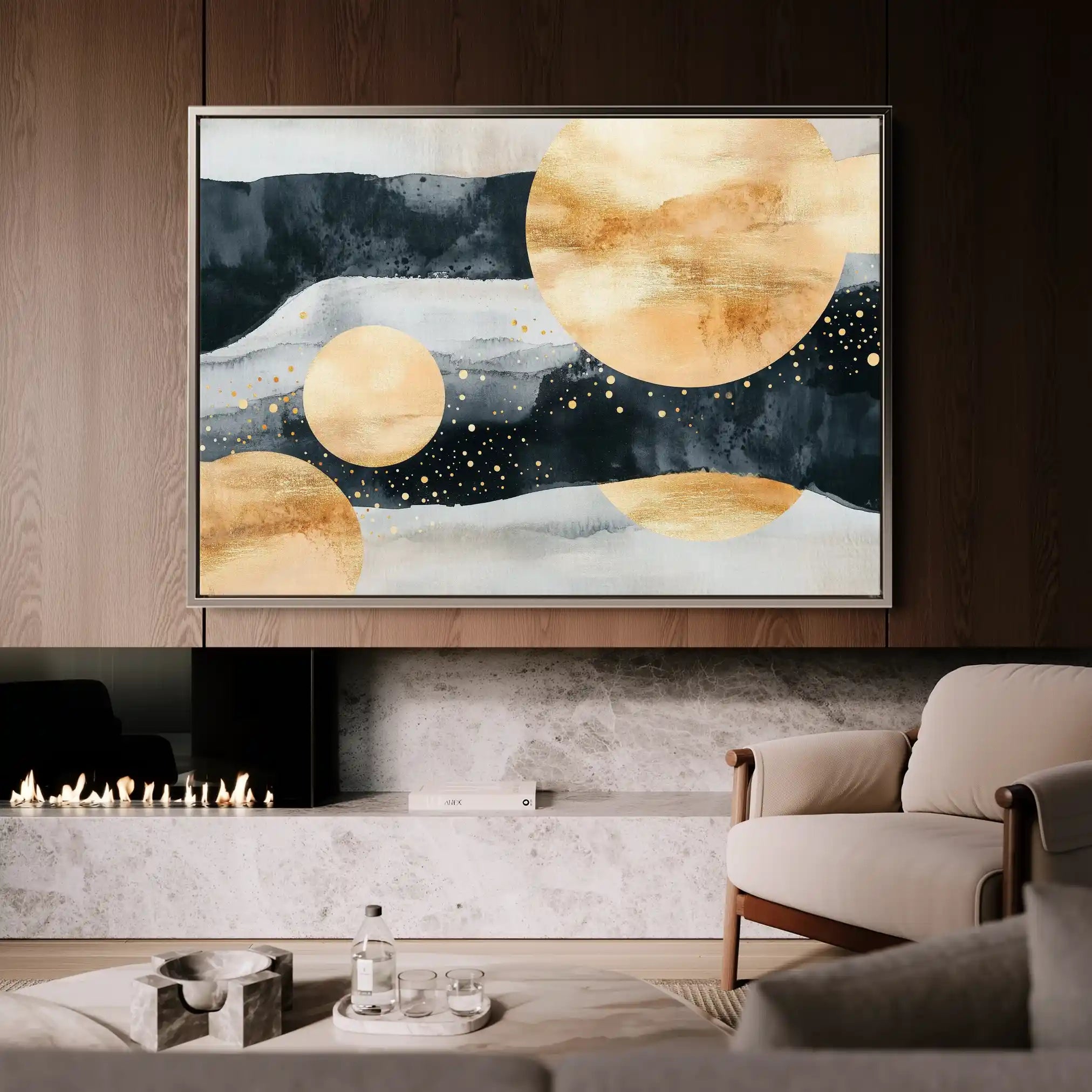 Boho 118 Canvas Art 90 x 60 cm / Stretched on hidden frame