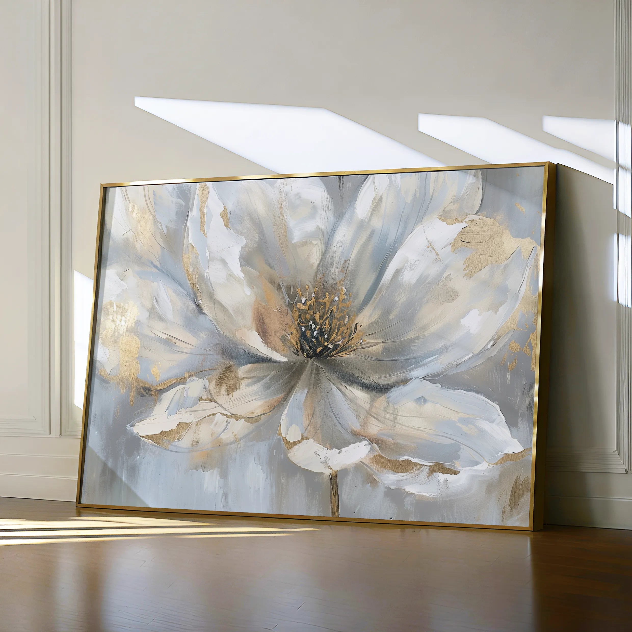 Floral Canvas Wall Art WAD118-F 90 x 60 cm / Stretched on hidden frame