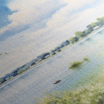 Landscape 118 Canvas Art 90 x 60 cm / Stretched on hidden frame