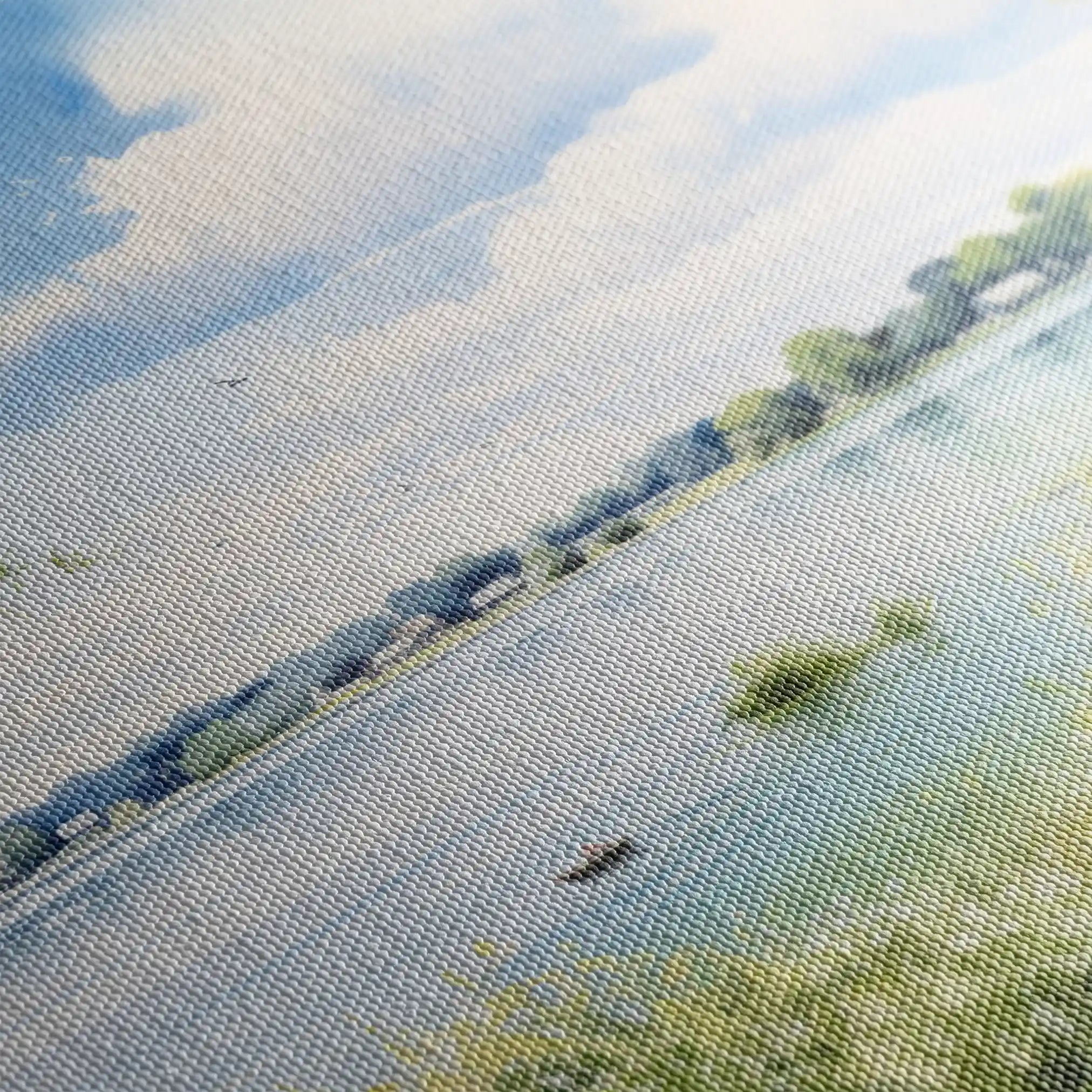 Landscape 118 Canvas Art 90 x 60 cm / Stretched on hidden frame