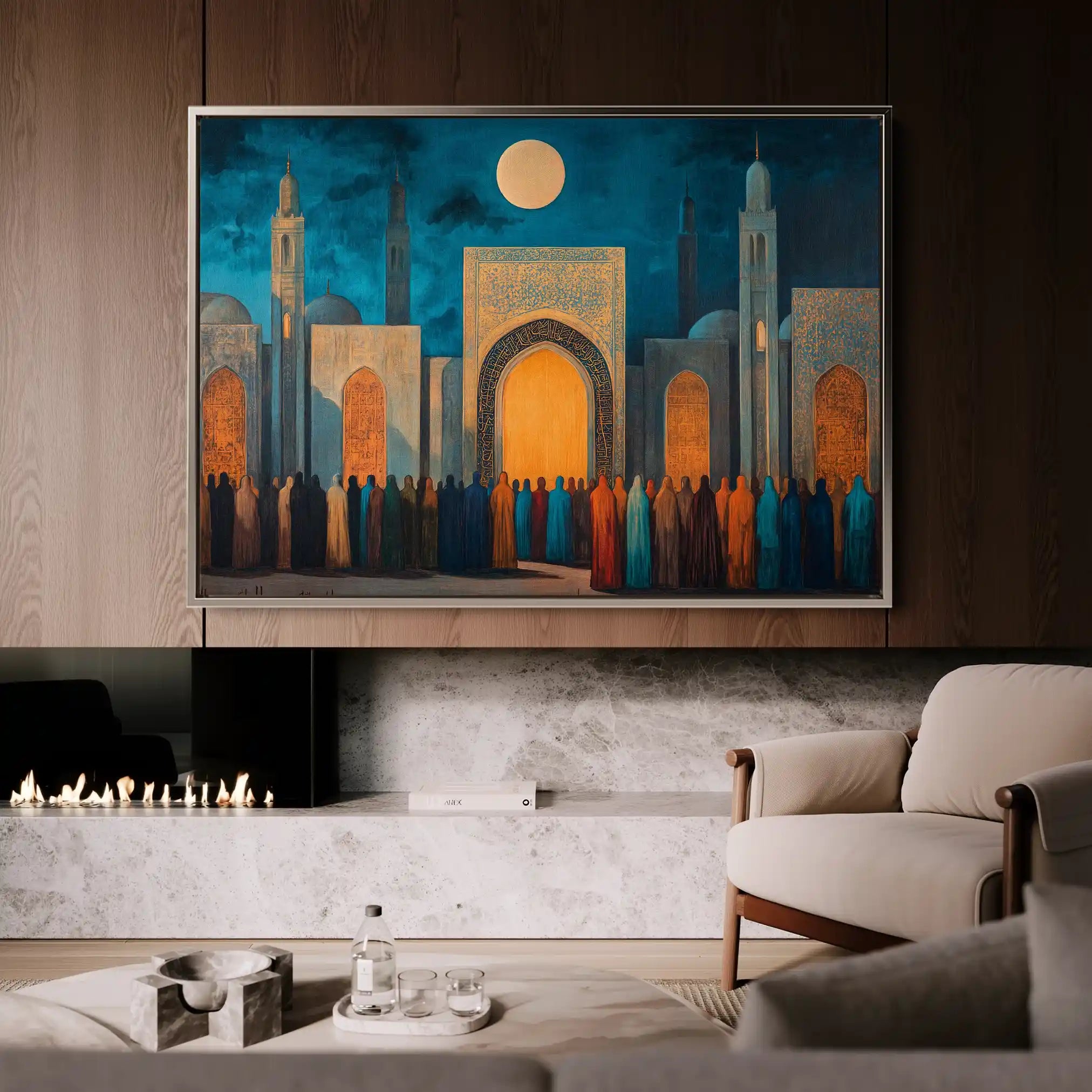 Orientalist 118 Canvas Art 90 x 60 cm / Stretched on hidden frame