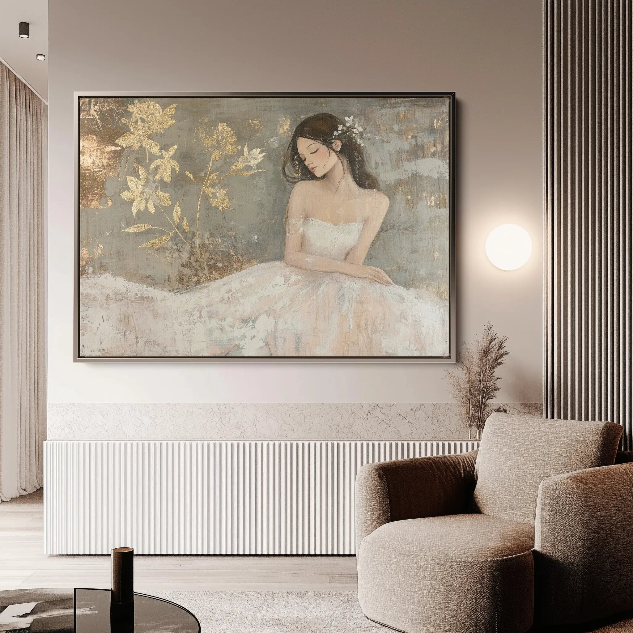 Portrait Canvas Wall Art WAD118-P 90 x 60 cm / Stretched on hidden frame