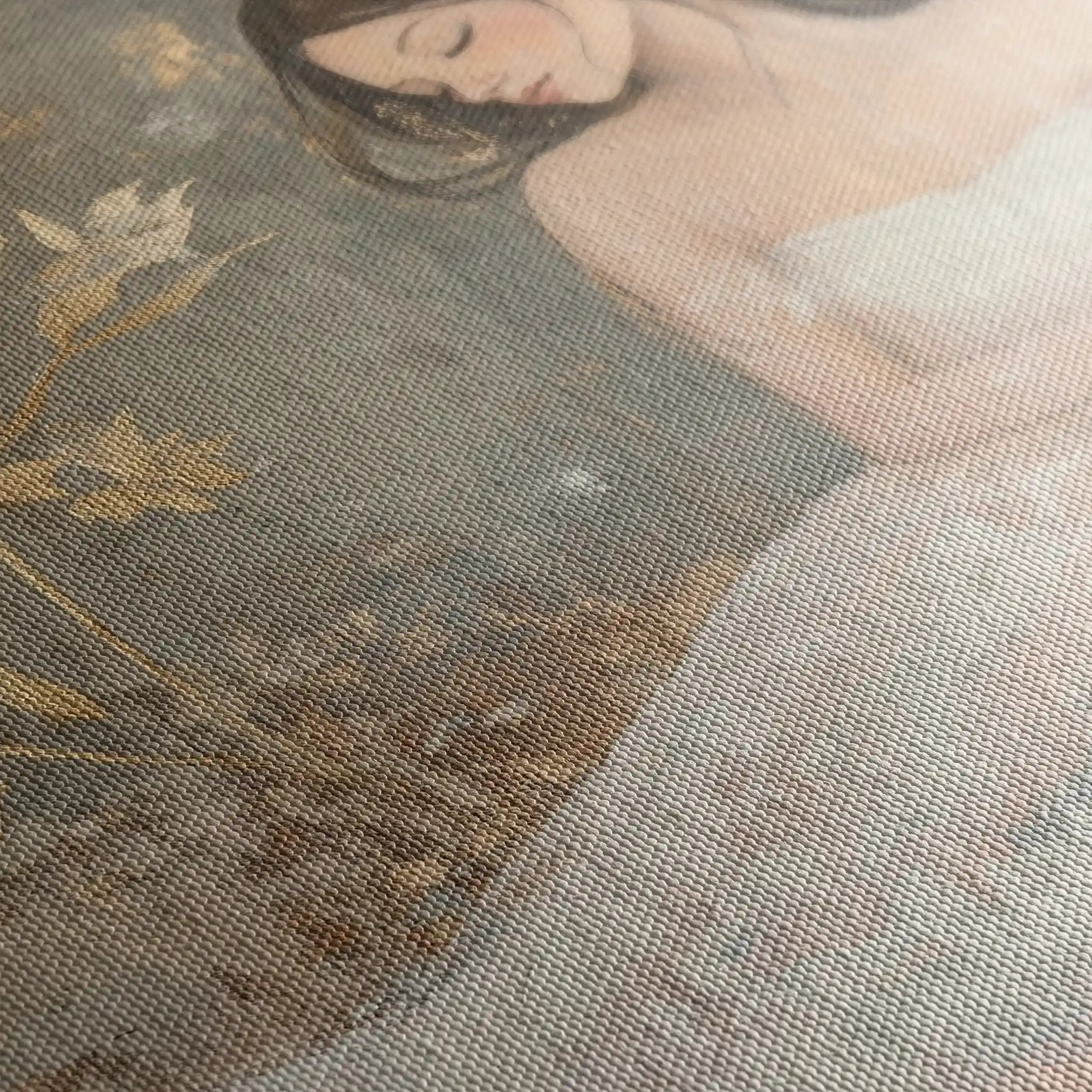 Portrait 118 Canvas Art 90 x 60 cm / Stretched on hidden frame