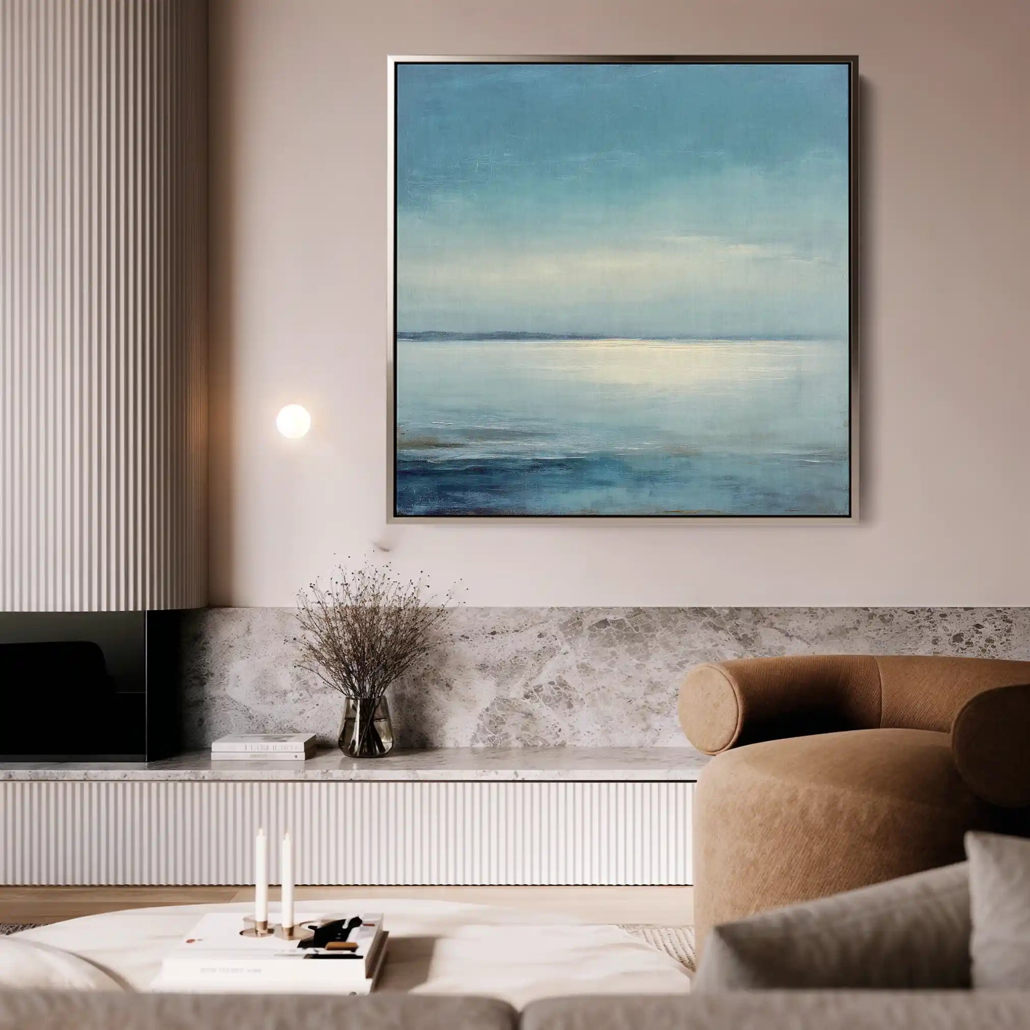 Abstract 1180 Canvas Art 60 x 60 cm / Stretched on hidden frame