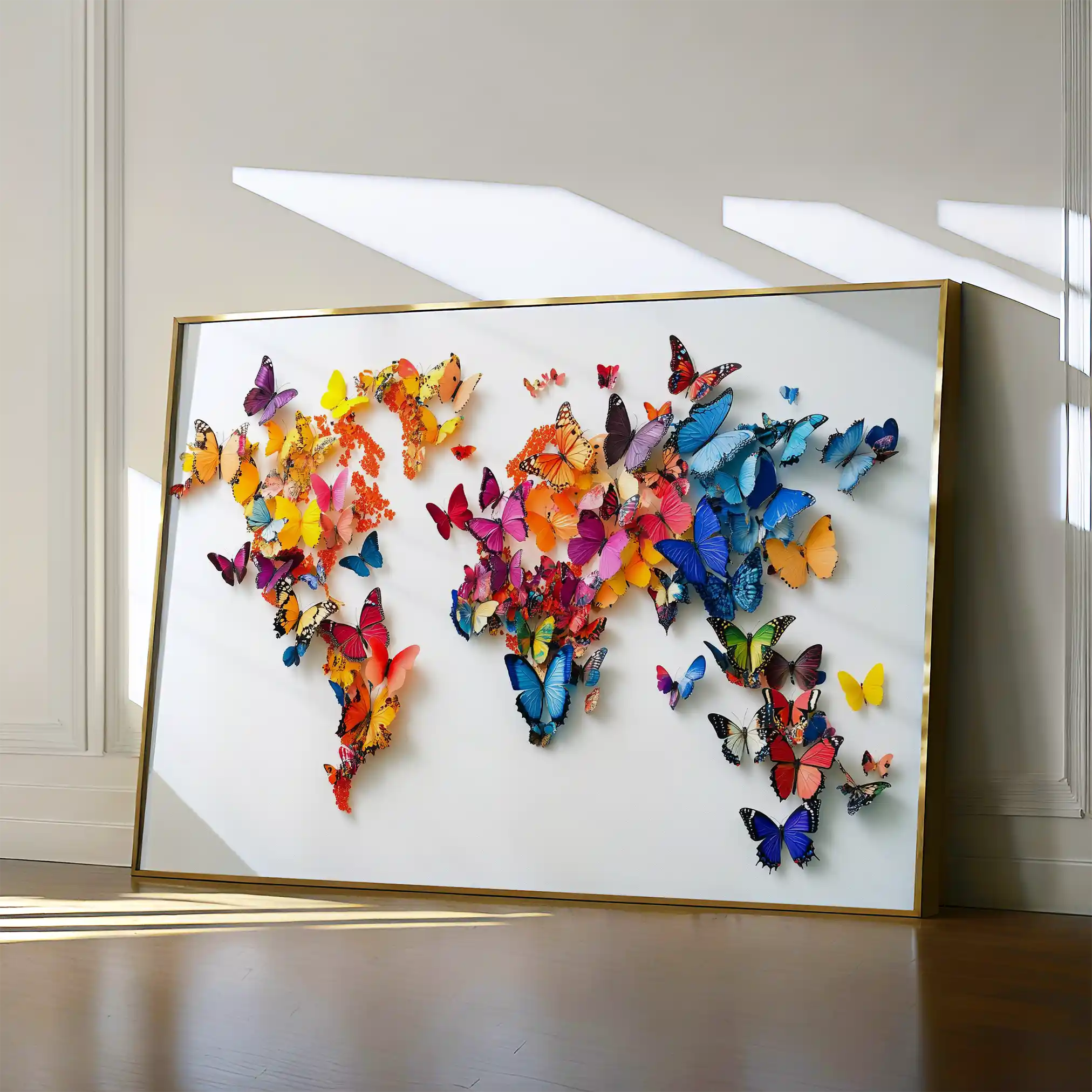 Floral Canvas Wall Art WAD1180-F 90 x 60 cm / Stretched on hidden frame