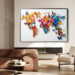 Floral Canvas Wall Art WAD1180-F 90 x 60 cm / Stretched on hidden frame