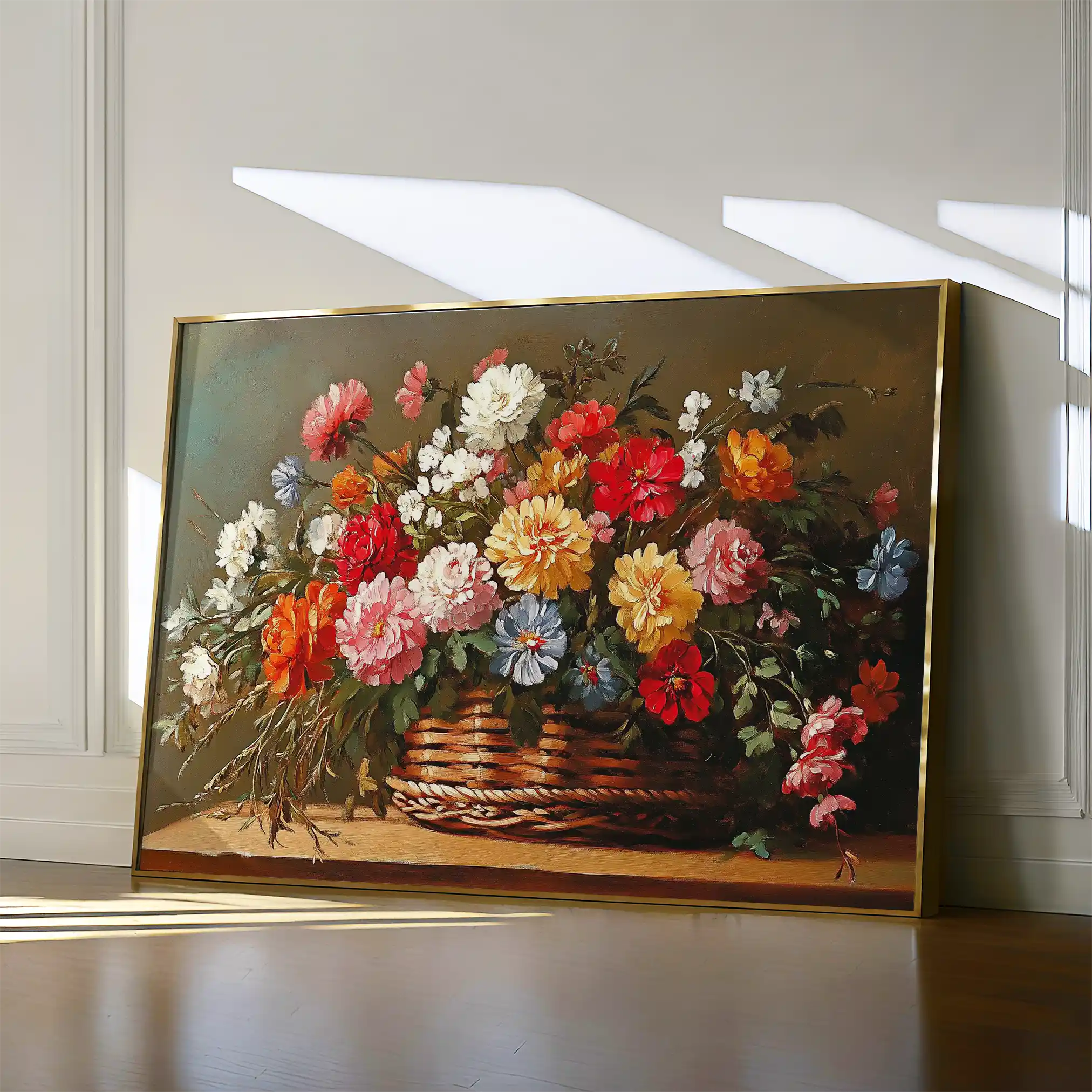 Floral Canvas Wall Art WAD1182-F 90 x 60 cm / Stretched on hidden frame